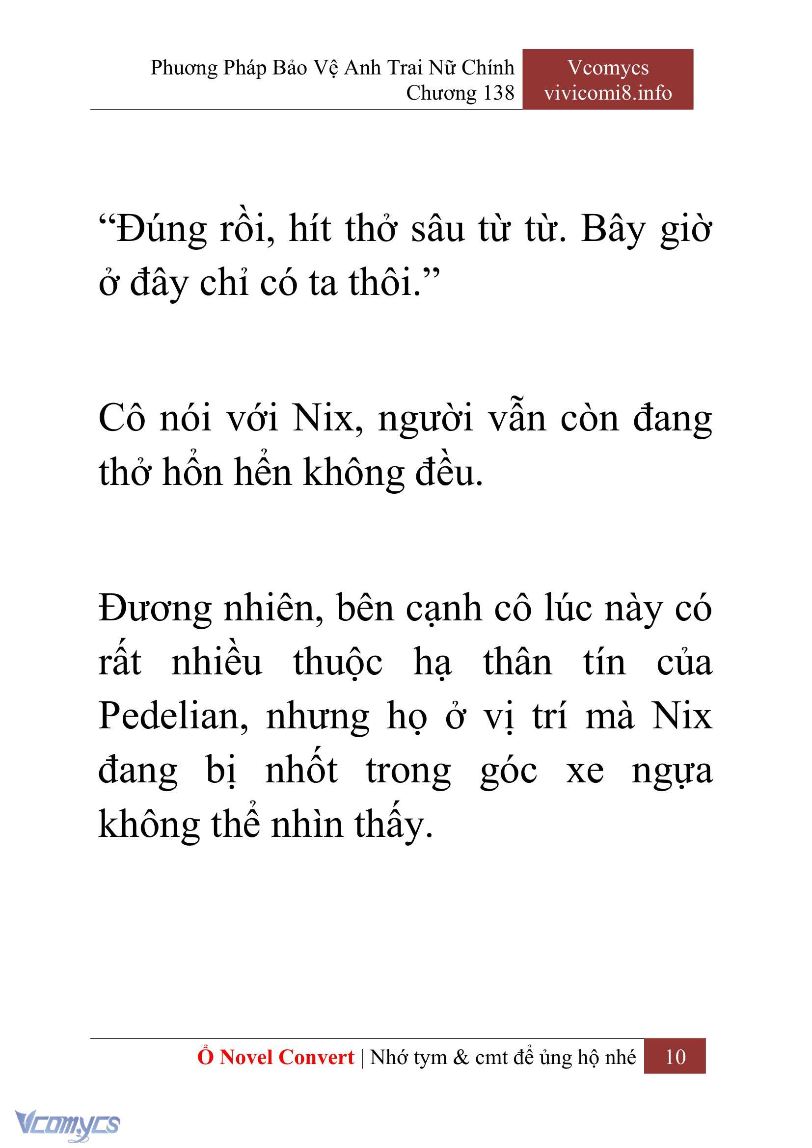[Novel] Phương Pháp Bảo Vệ Anh Trai Nữ Chính Chap 138 - Next 