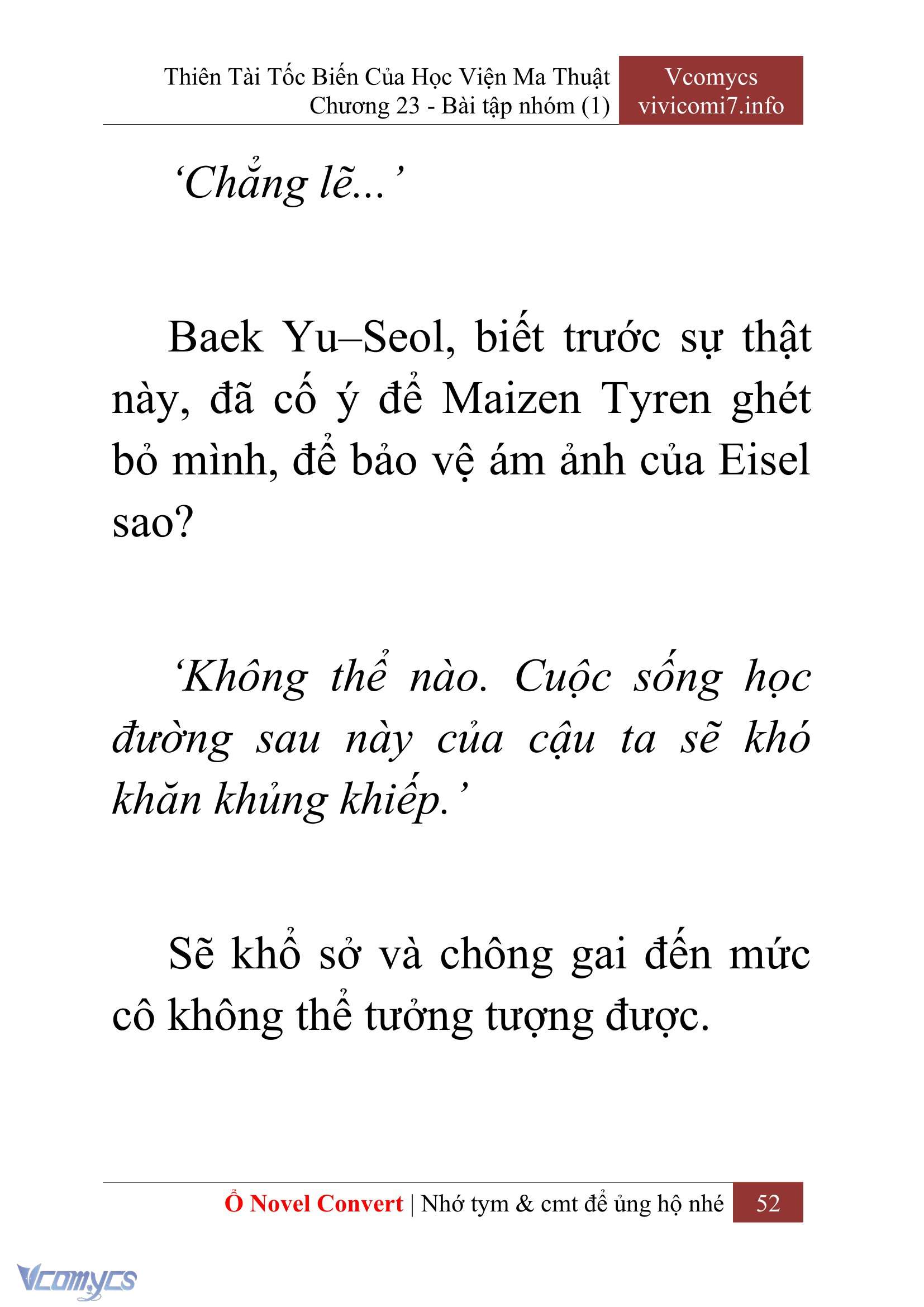 [Novel] Thiên Tài Tốc Biến Của Học Viện Ma Thuật Chap 23 - Next 