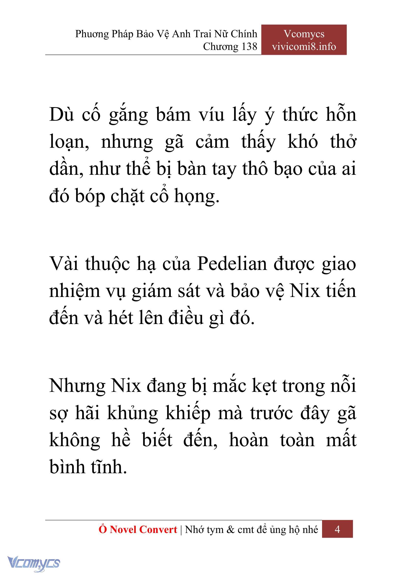 [Novel] Phương Pháp Bảo Vệ Anh Trai Nữ Chính Chap 138 - Next 