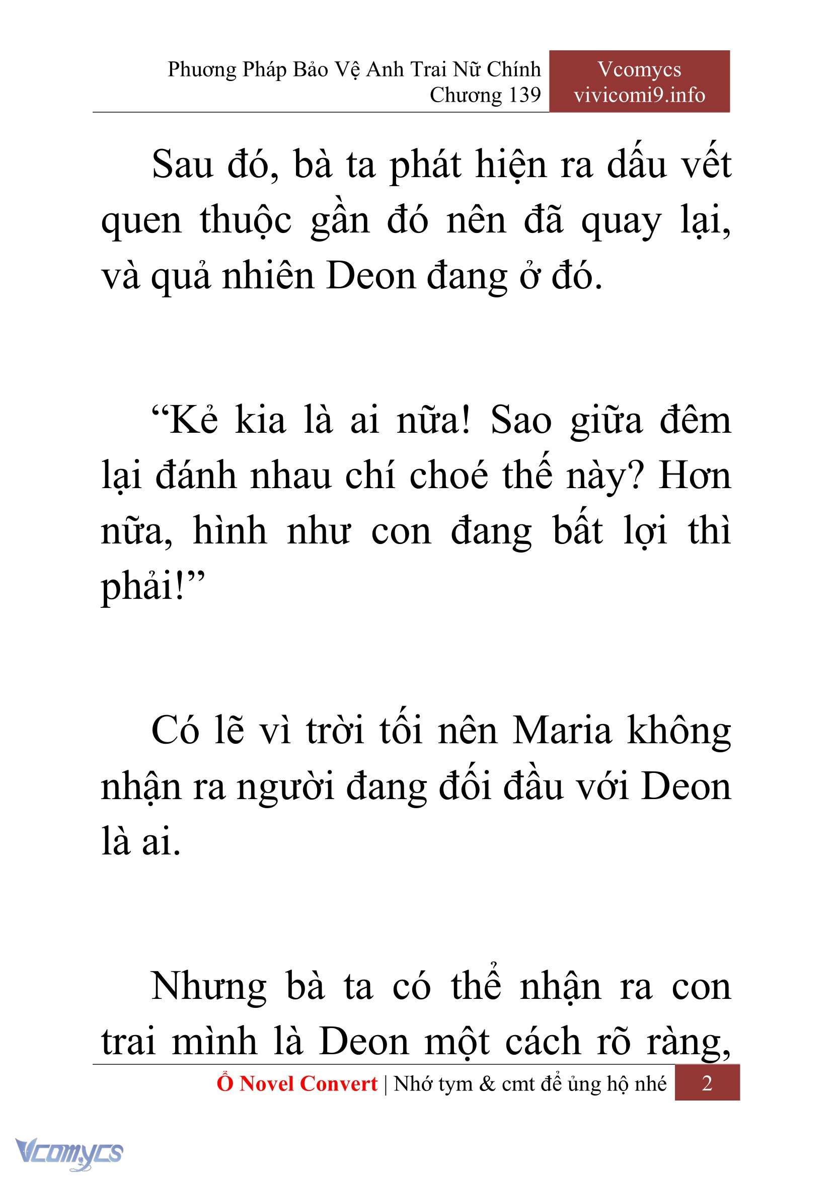 [Novel] Phương Pháp Bảo Vệ Anh Trai Nữ Chính Chap 139 - Next 