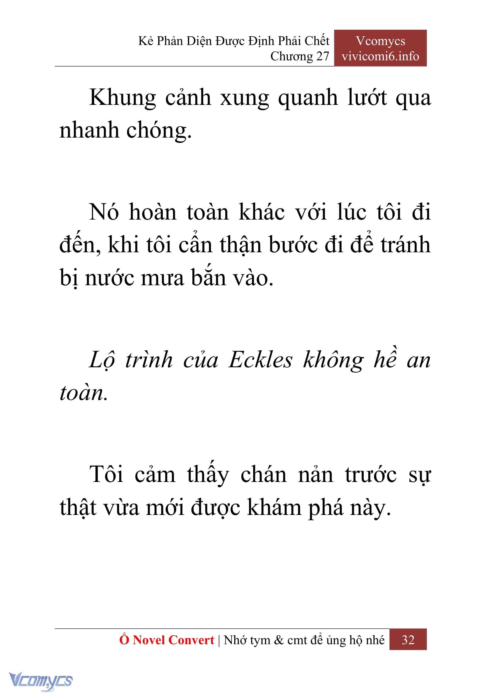 [Novel] Kẻ Phản Diện Được Định Phải Chết Chap 27 - Trang 2