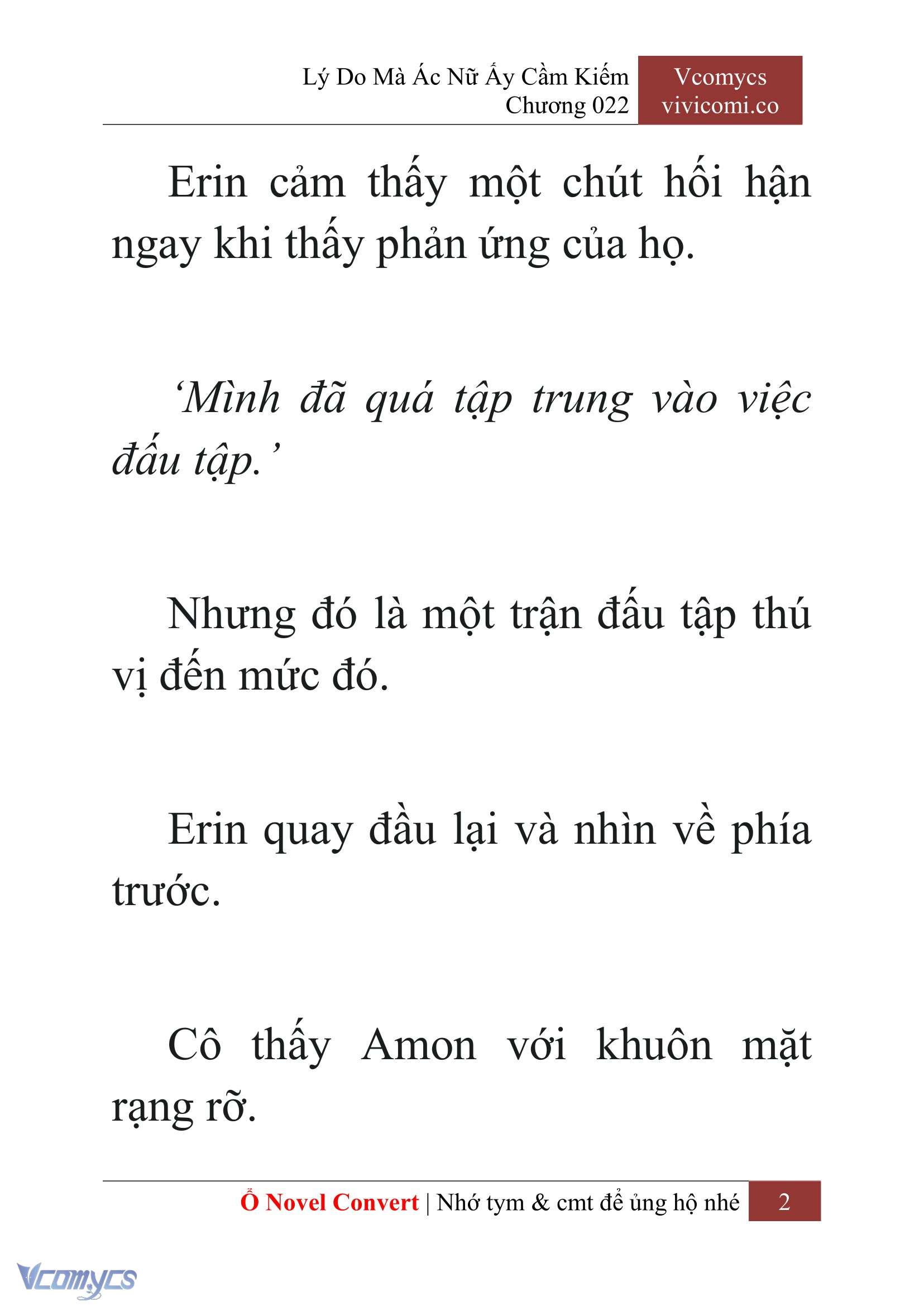 [Novel] Lý Do Mà Ác Nữ Ấy Cầm Kiếm Chap 22 - Next Chap 23