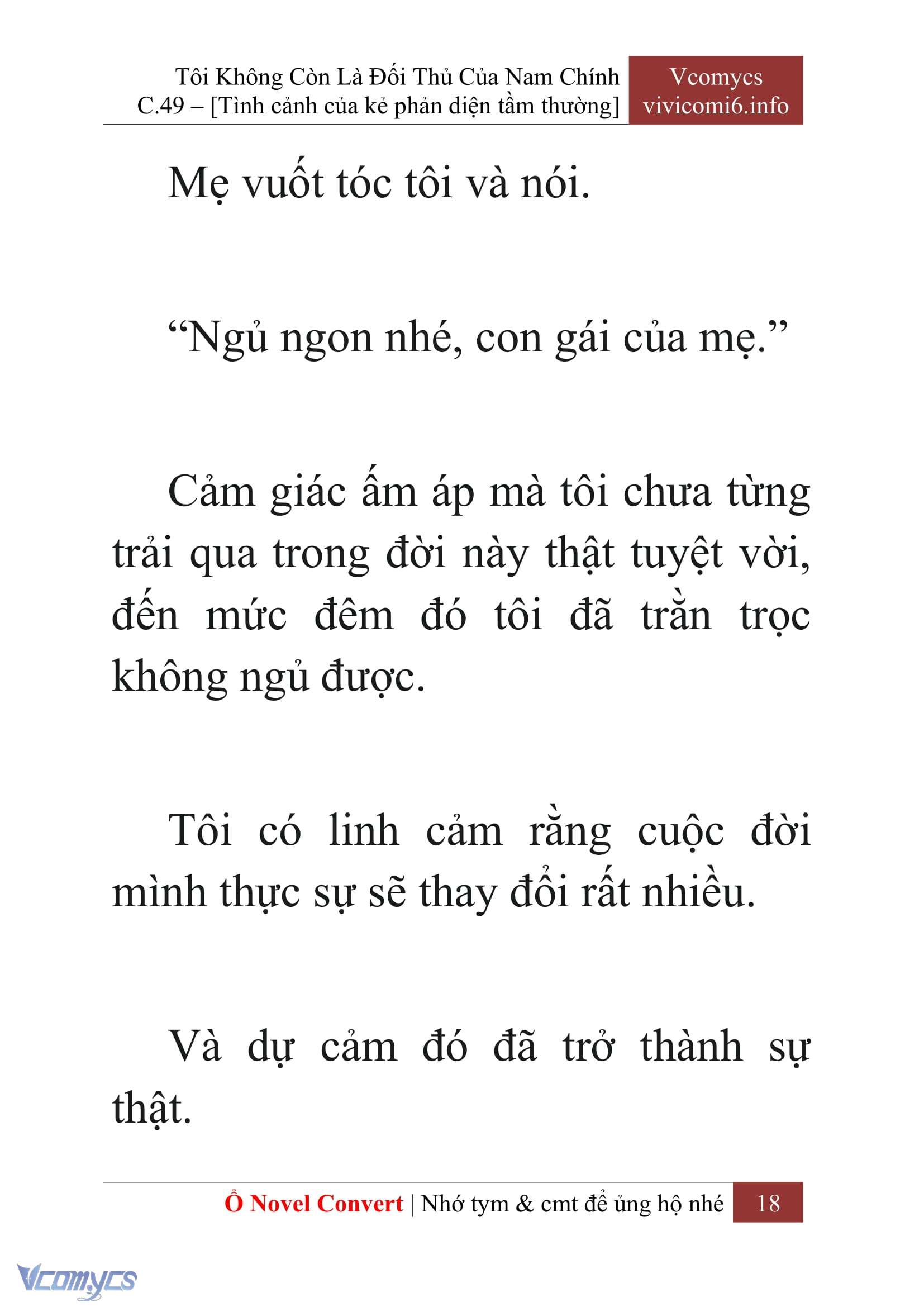 [Novel] Tôi Không Còn Là Đối Thủ Của Nam Chính Chap 49 - Next Chap 50