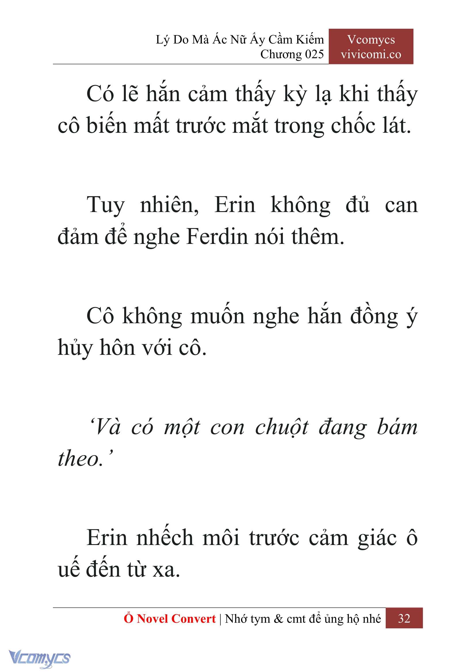 [Novel] Lý Do Mà Ác Nữ Ấy Cầm Kiếm Chap 25 - Next 