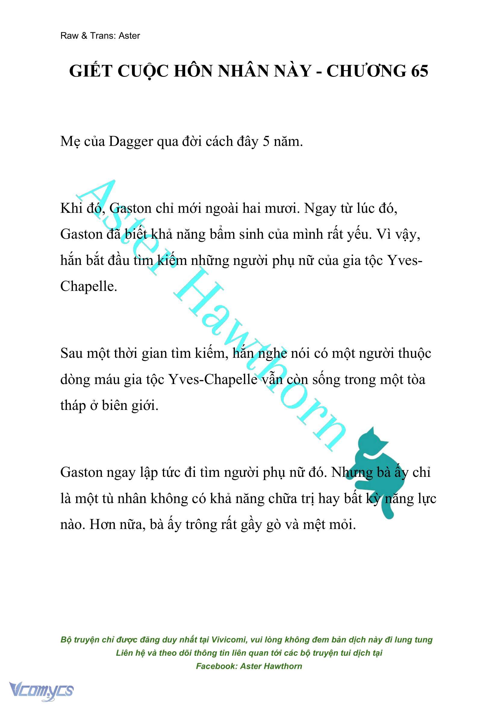 [NOVEL] Giết Cuộc Hôn Nhân Này Chap 65 - Next Chap 66