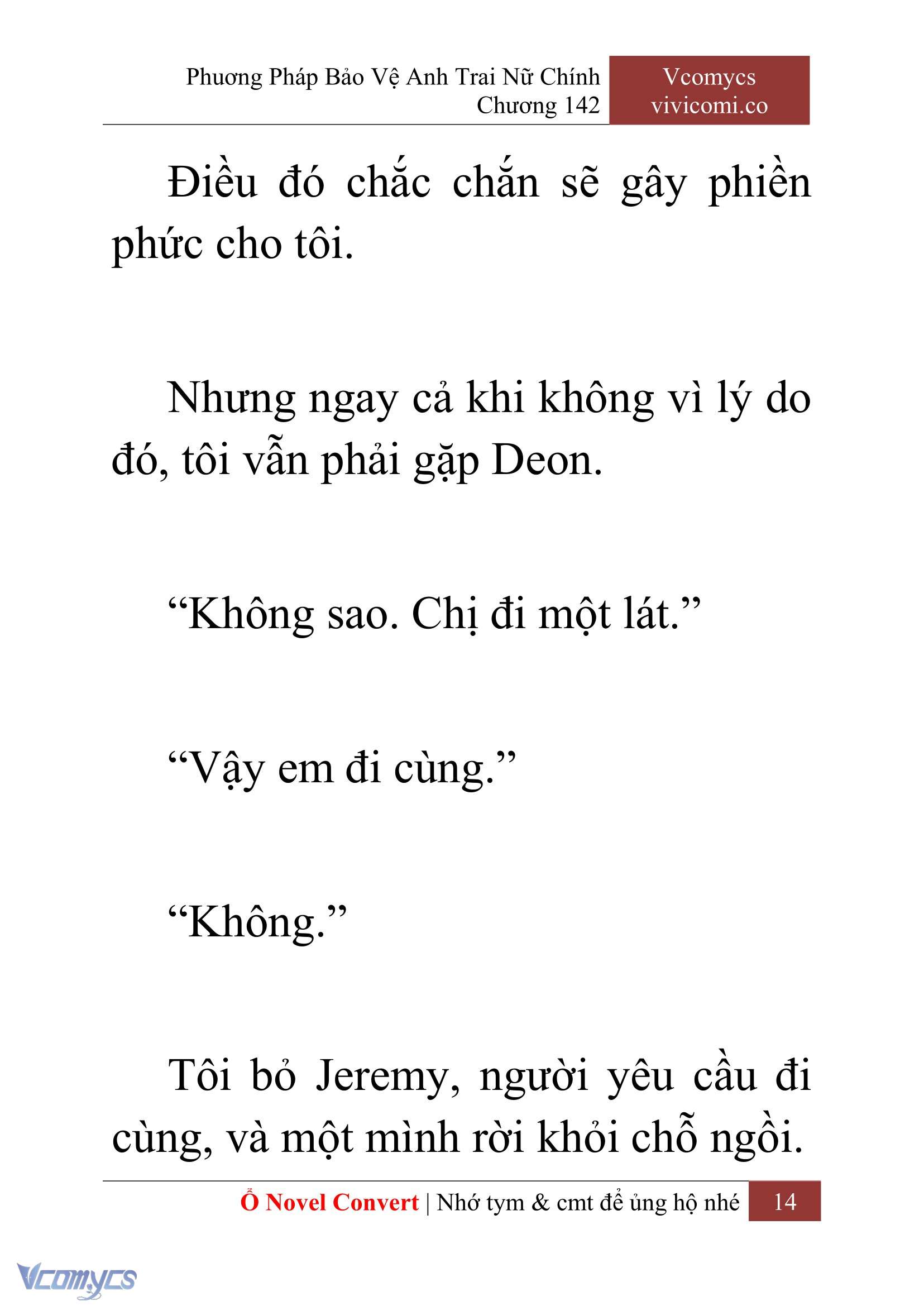 [Novel] Phương Pháp Bảo Vệ Anh Trai Nữ Chính Chap 142 - Next 