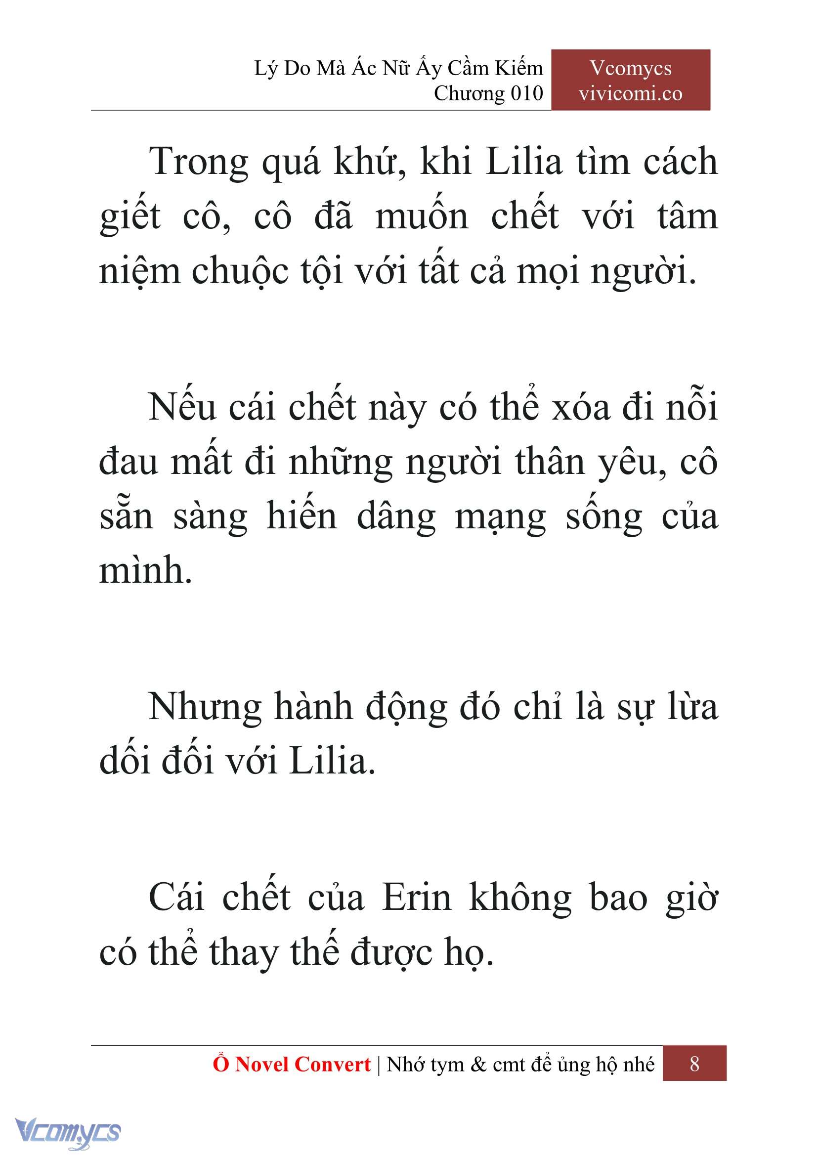 [Novel] Lý Do Mà Ác Nữ Ấy Cầm Kiếm Chap 10 - Next 
