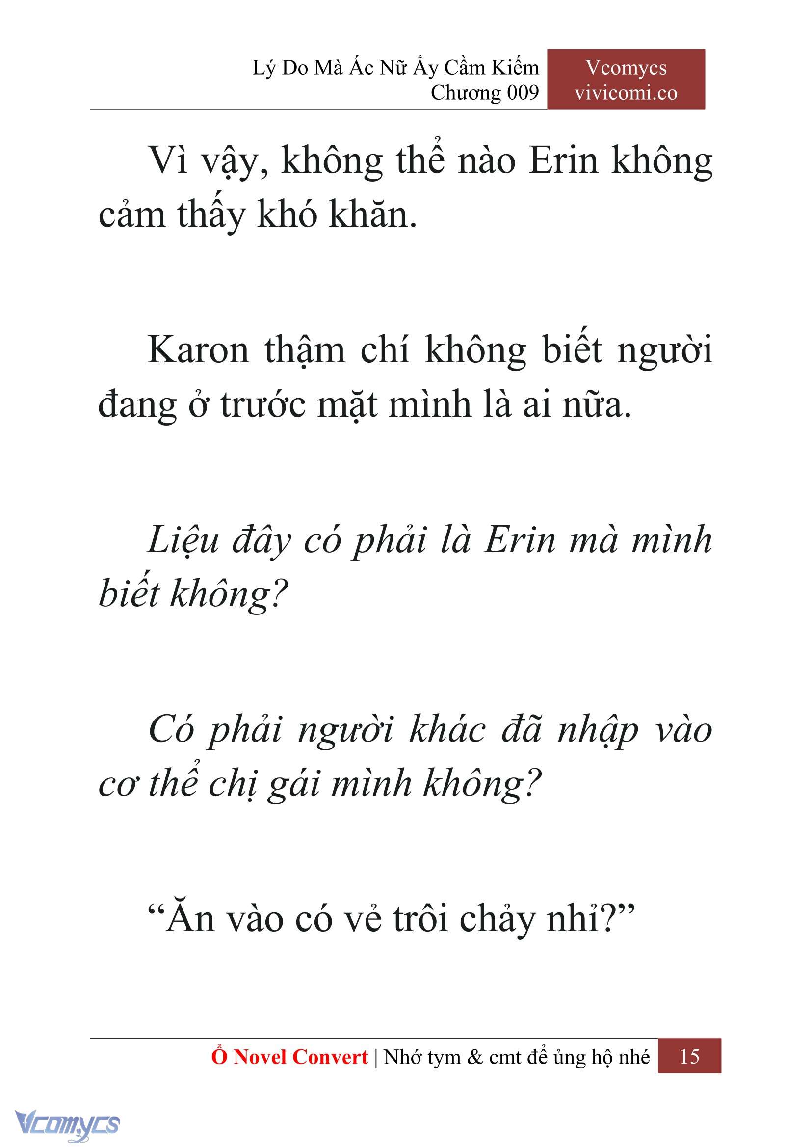 [Novel] Lý Do Mà Ác Nữ Ấy Cầm Kiếm Chap 9 - Next Chap 10