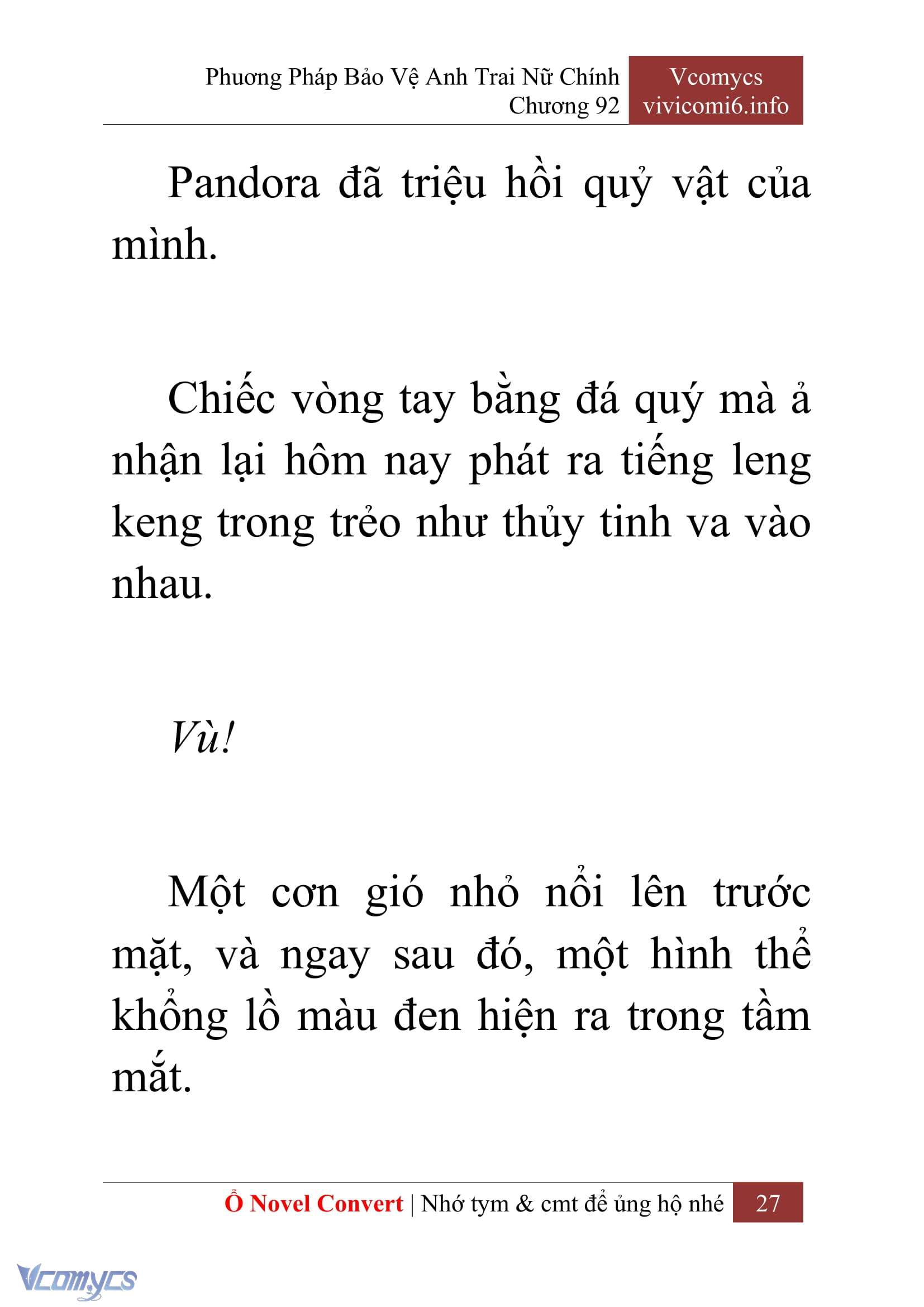 [Novel] Phương Pháp Bảo Vệ Anh Trai Nữ Chính Chap 92 - Next Chap 93