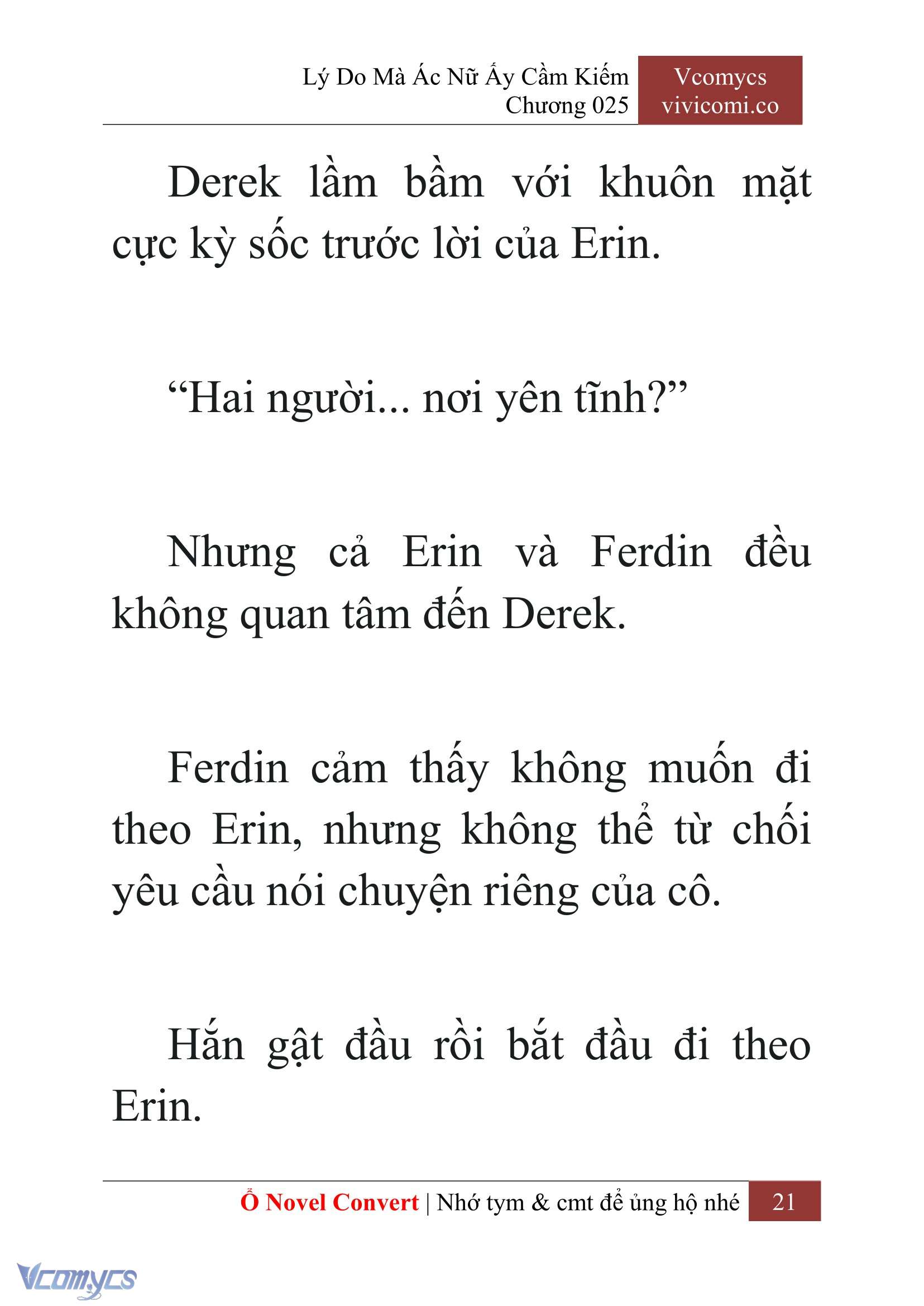 [Novel] Lý Do Mà Ác Nữ Ấy Cầm Kiếm Chap 25 - Next 