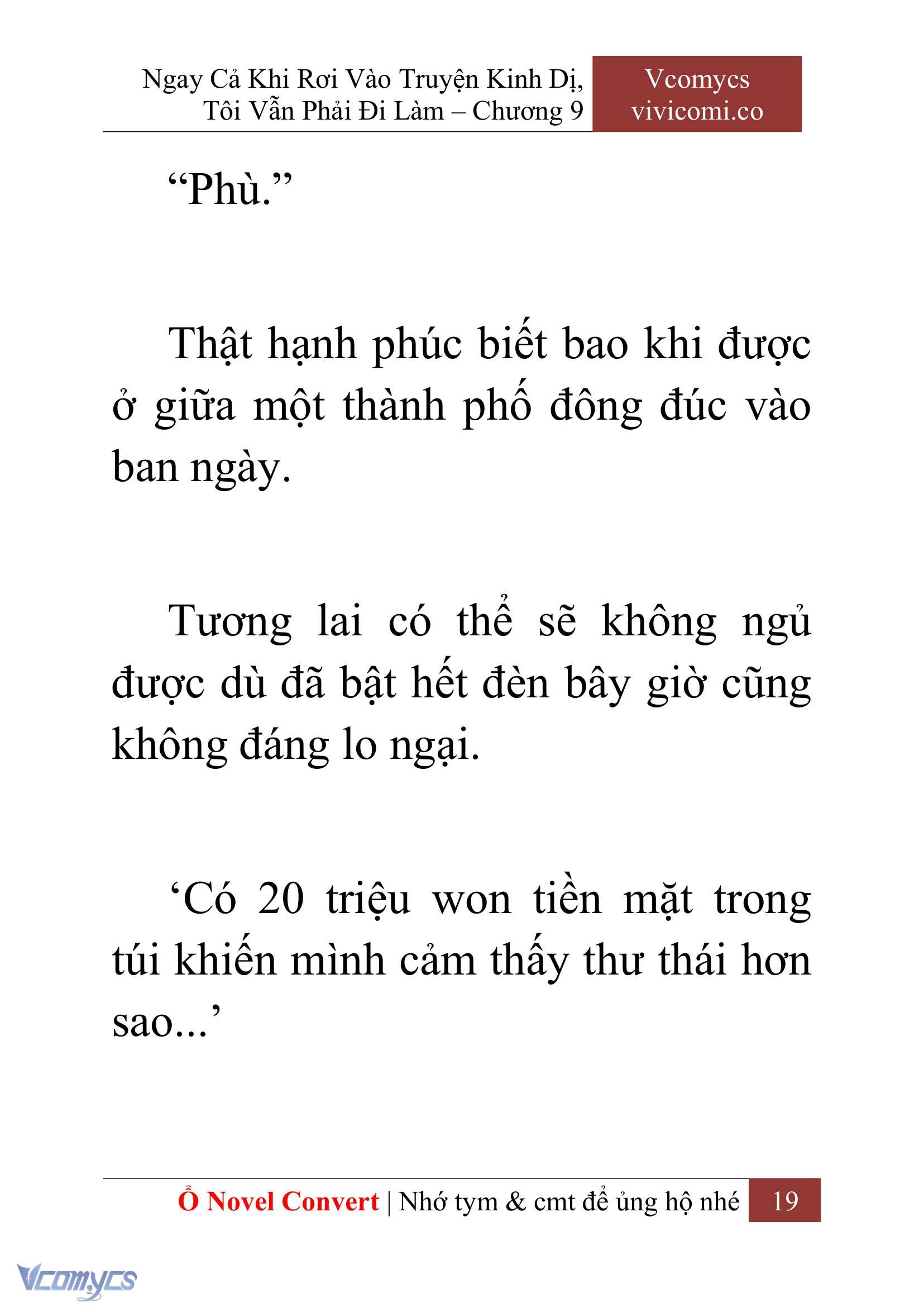[Novel] Ngay Cả Khi Rơi Vào Truyện Kinh Dị, Tôi Vẫn Phải Đi Làm Chap 9 - Trang 2