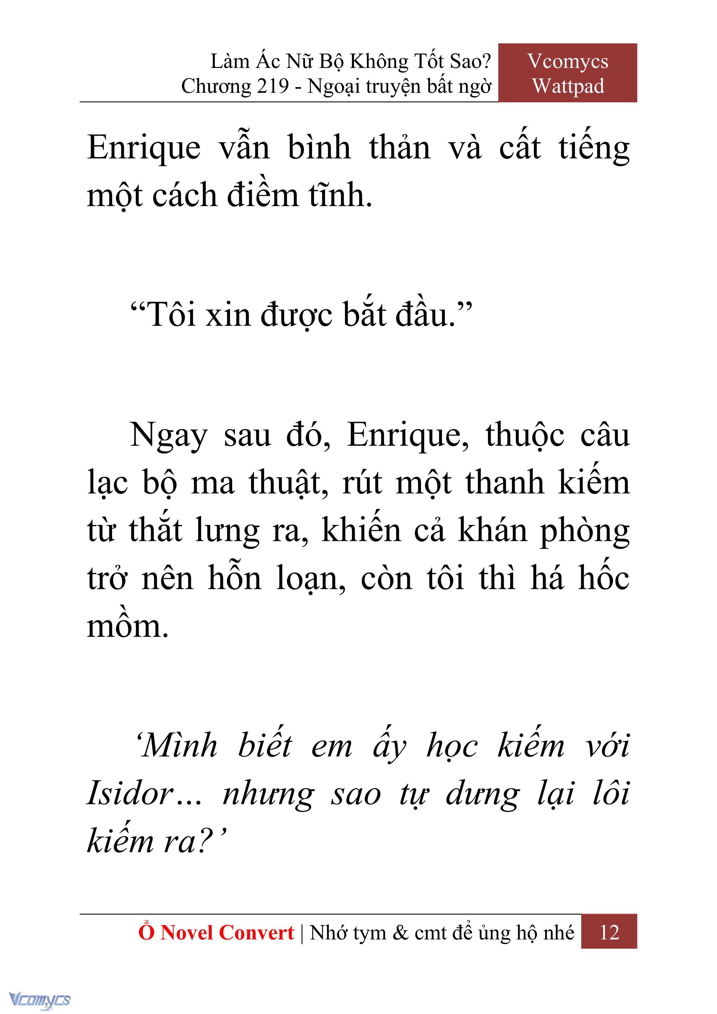 [Novel] Làm Ác Nữ Bộ Không Tốt Sao? Chap 219 - Next Chap 220