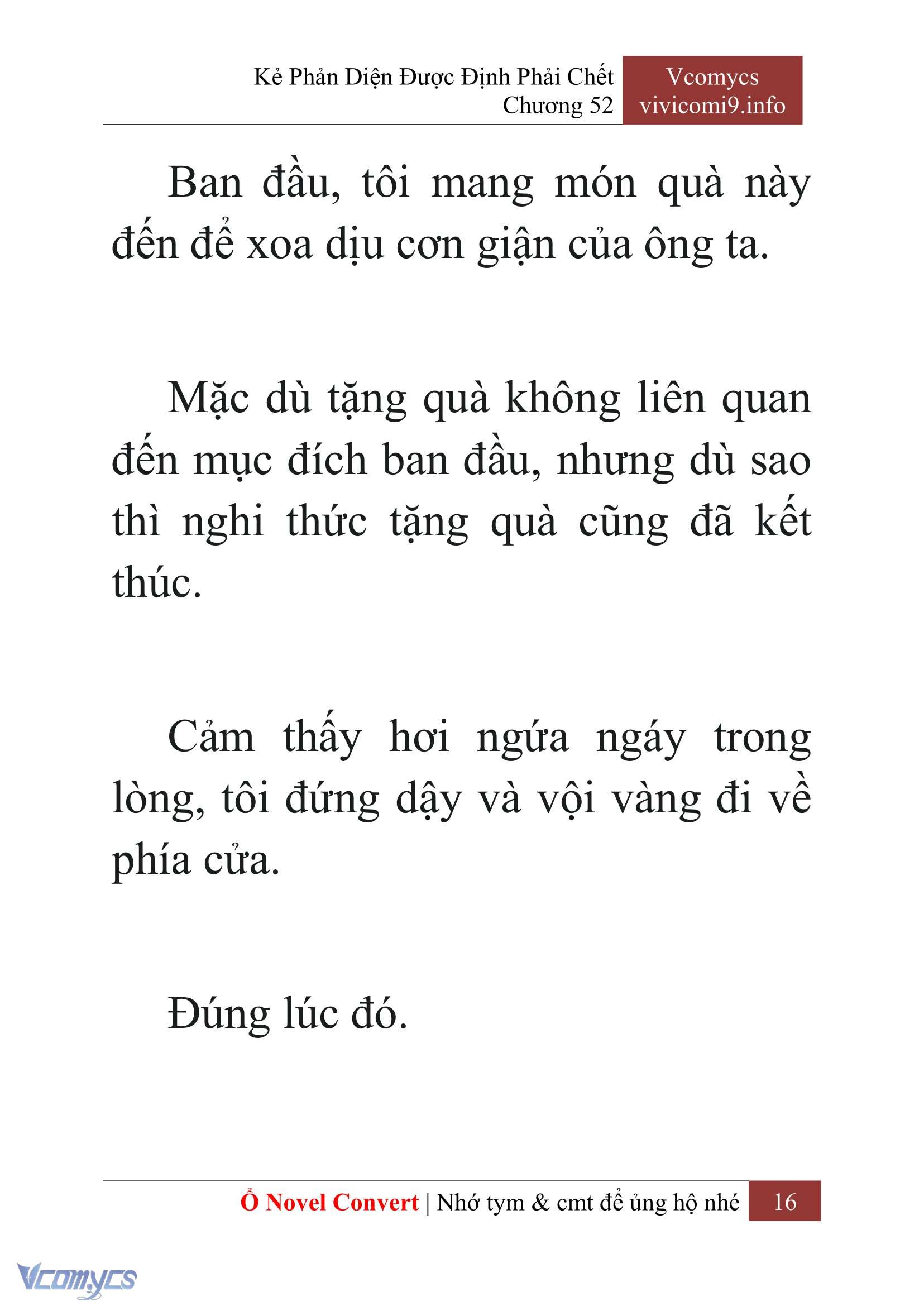 [Novel] Kẻ Phản Diện Được Định Phải Chết Chap 52 - Next 