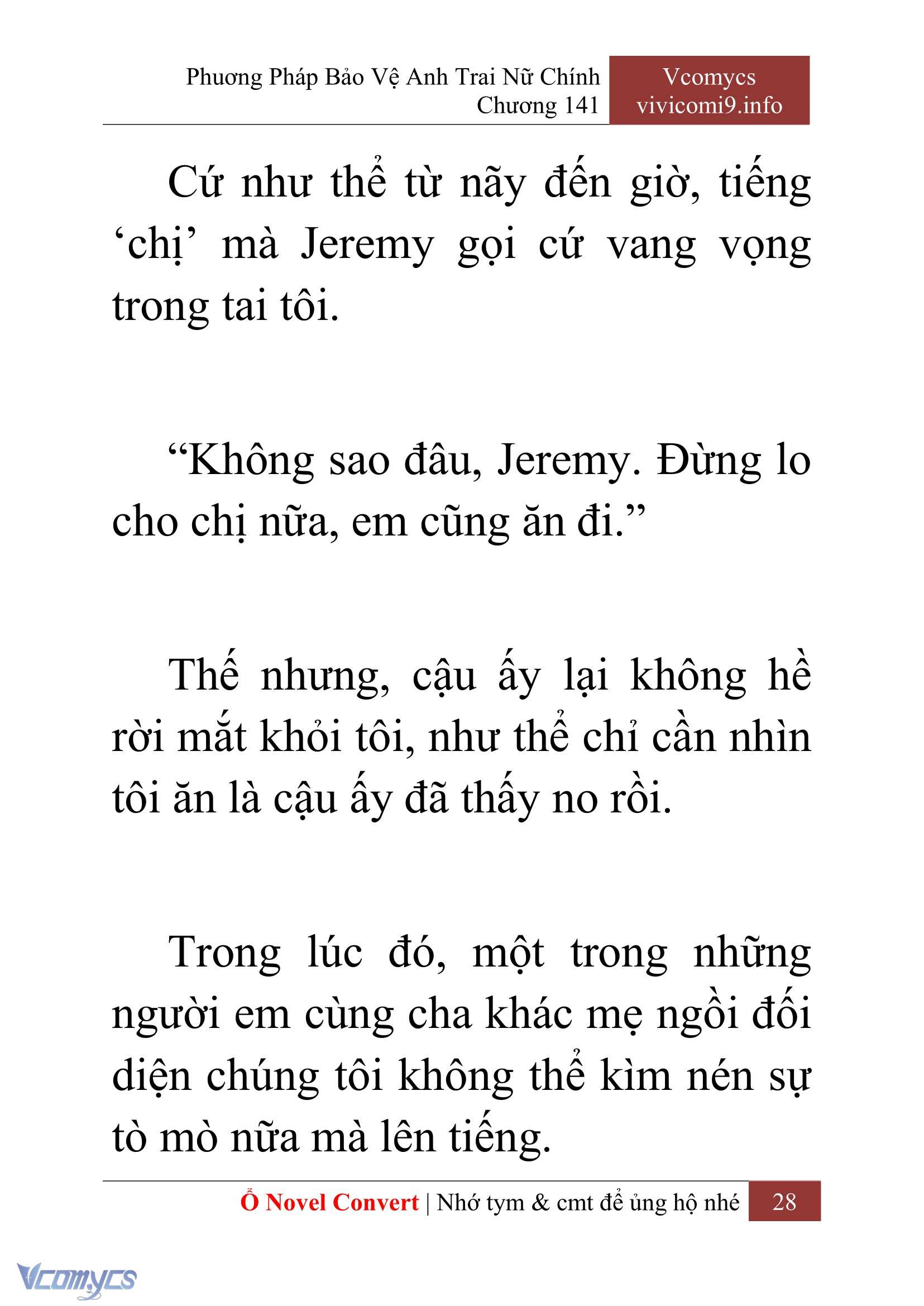 [Novel] Phương Pháp Bảo Vệ Anh Trai Nữ Chính Chap 141 - Trang 2