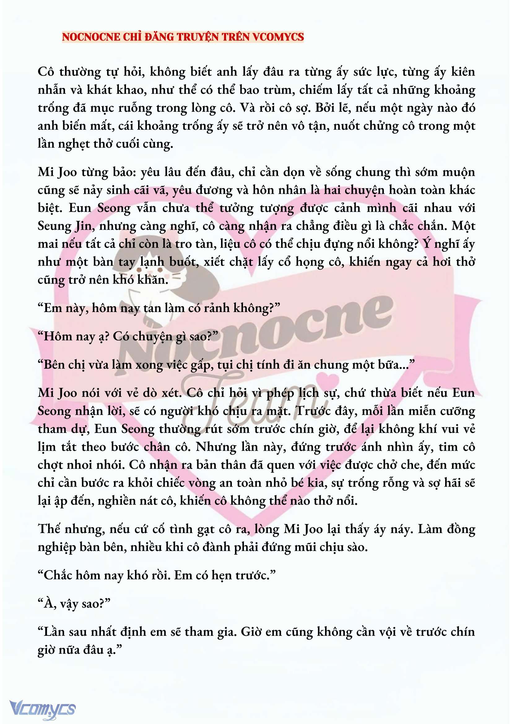 [FULL] [NOVEL] CHÚNG TA KẾT THÚC VÀO MÙA THU Chap 70 - Trang 2