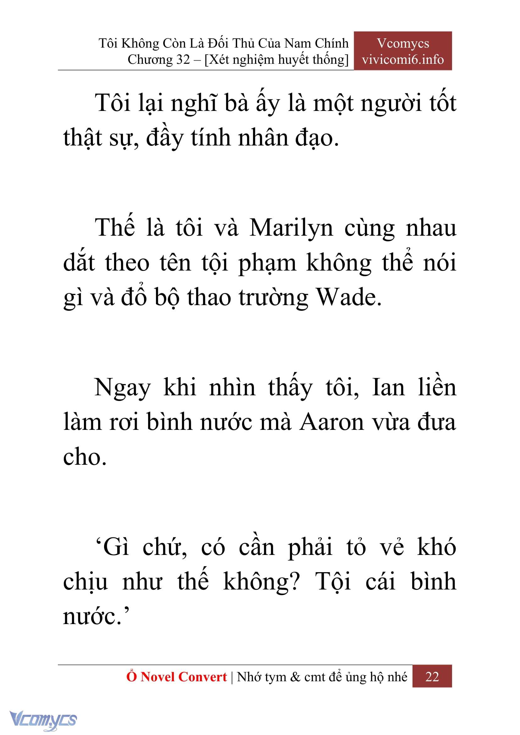 [Novel] Tôi Không Còn Là Đối Thủ Của Nam Chính Chap 32 - Trang 2