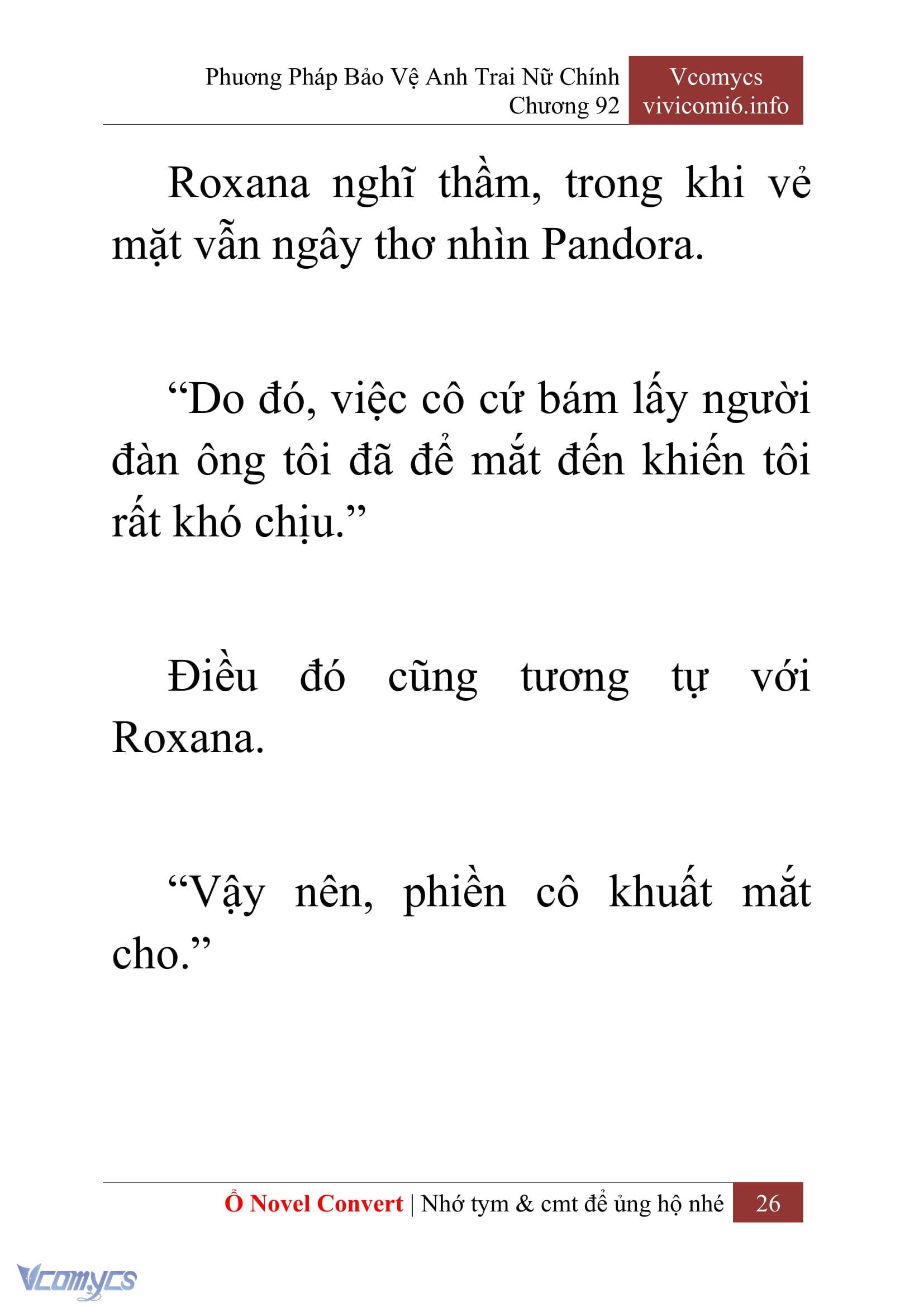 [Novel] Phương Pháp Bảo Vệ Anh Trai Nữ Chính Chap 92 - Next Chap 93
