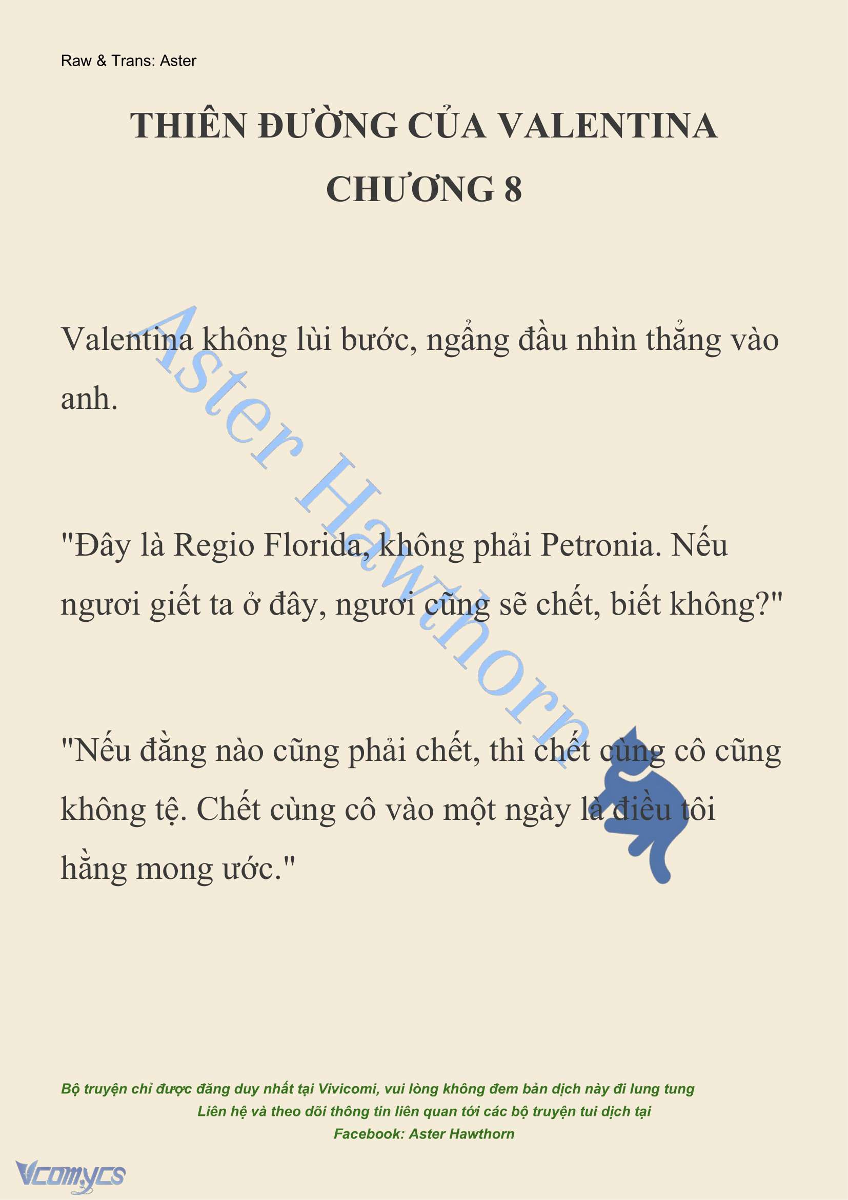 [NOVEL] Thiên Đường Của Valentina Chap 8 - Trang 2