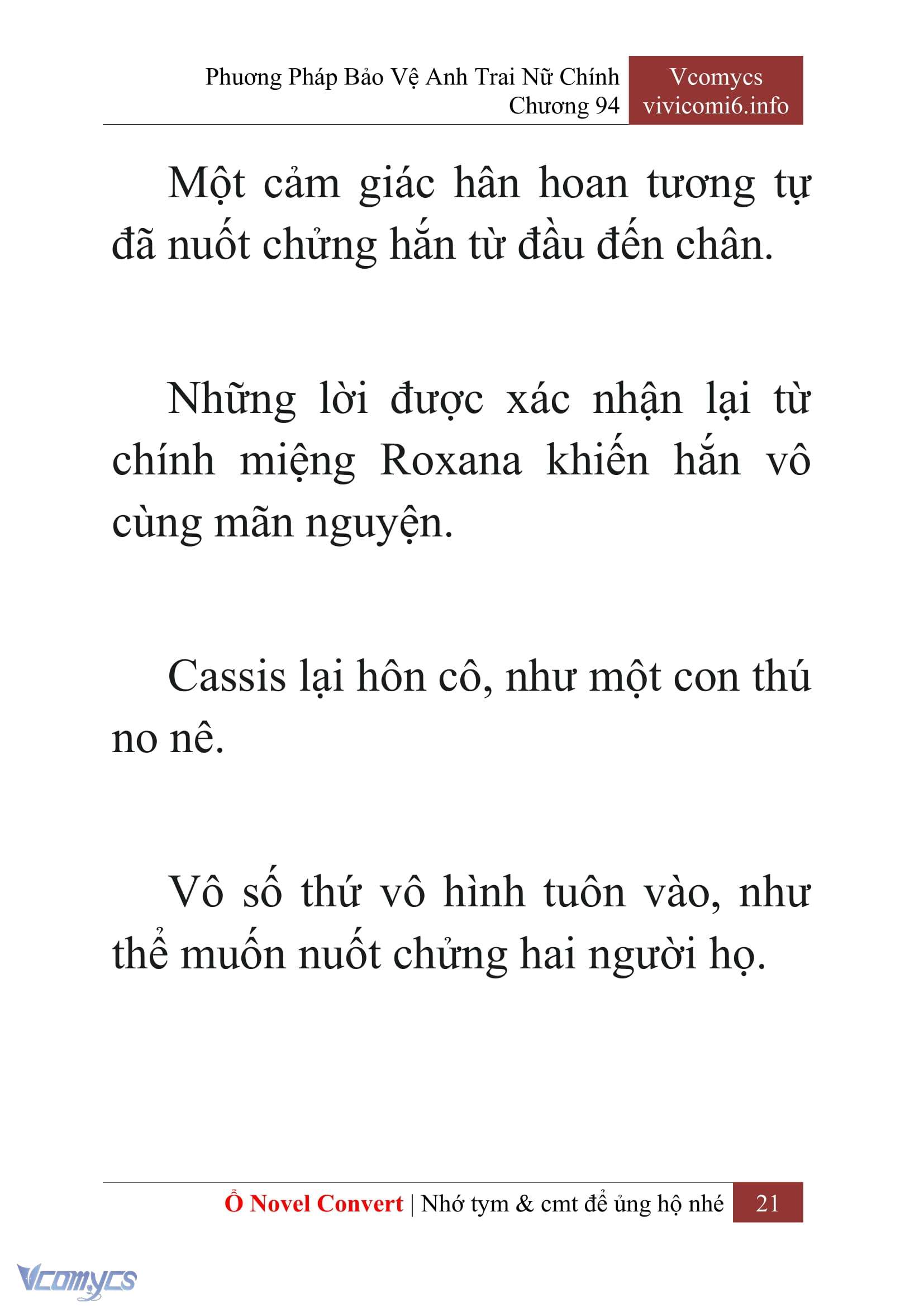 [Novel] Phương Pháp Bảo Vệ Anh Trai Nữ Chính Chap 94 - Next Chap 95