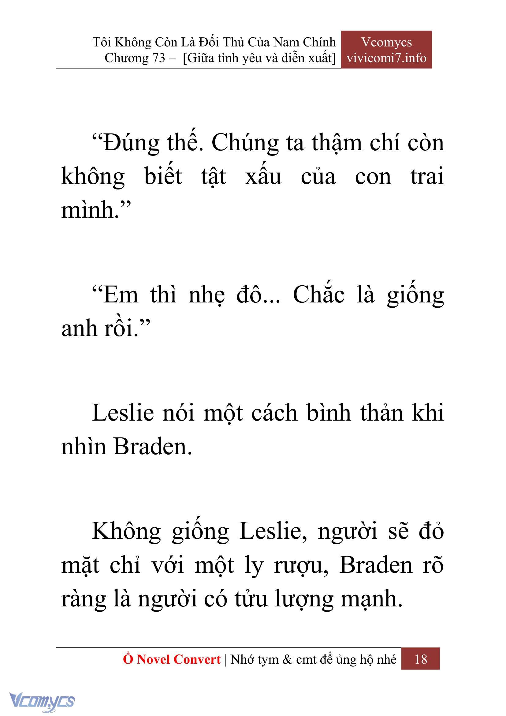[Novel] Tôi Không Còn Là Đối Thủ Của Nam Chính Chap 73 - Next 
