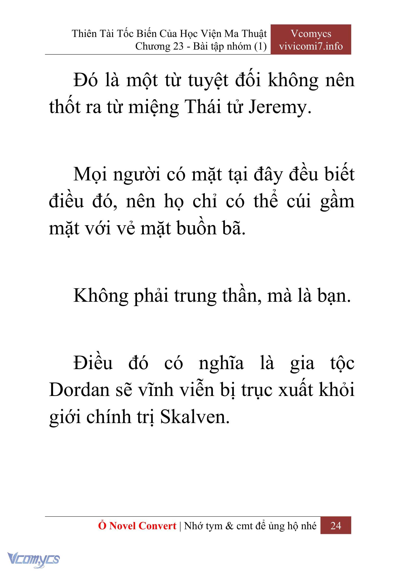 [Novel] Thiên Tài Tốc Biến Của Học Viện Ma Thuật Chap 23 - Next 