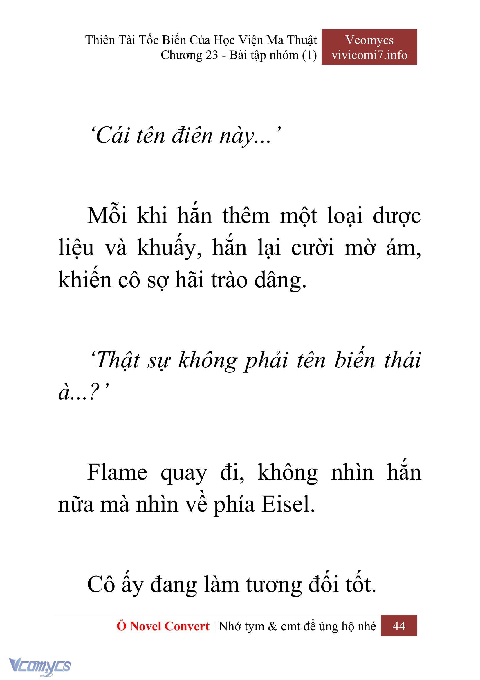 [Novel] Thiên Tài Tốc Biến Của Học Viện Ma Thuật Chap 23 - Next 