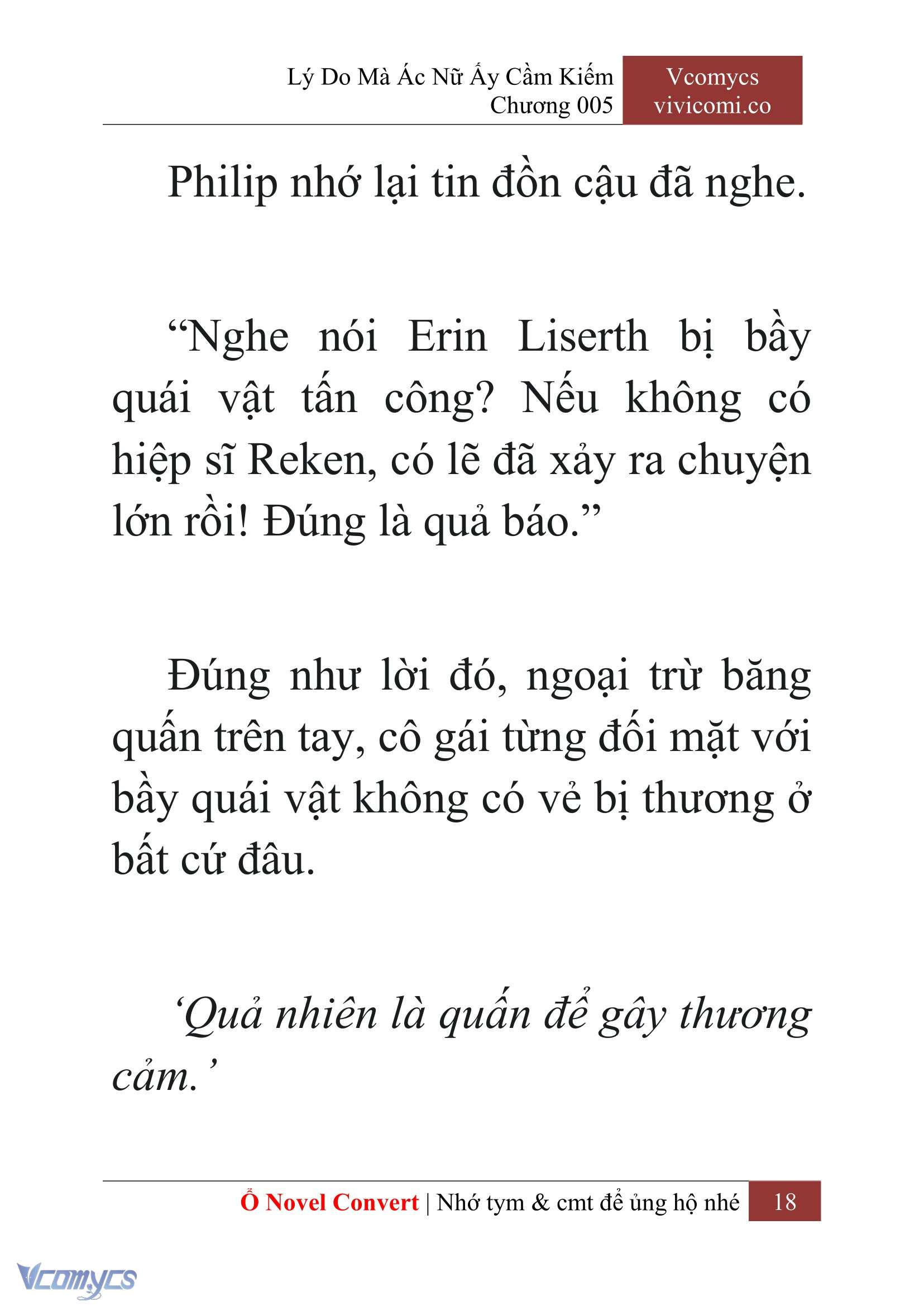 [Novel] Lý Do Mà Ác Nữ Ấy Cầm Kiếm Chap 5 - Trang 2
