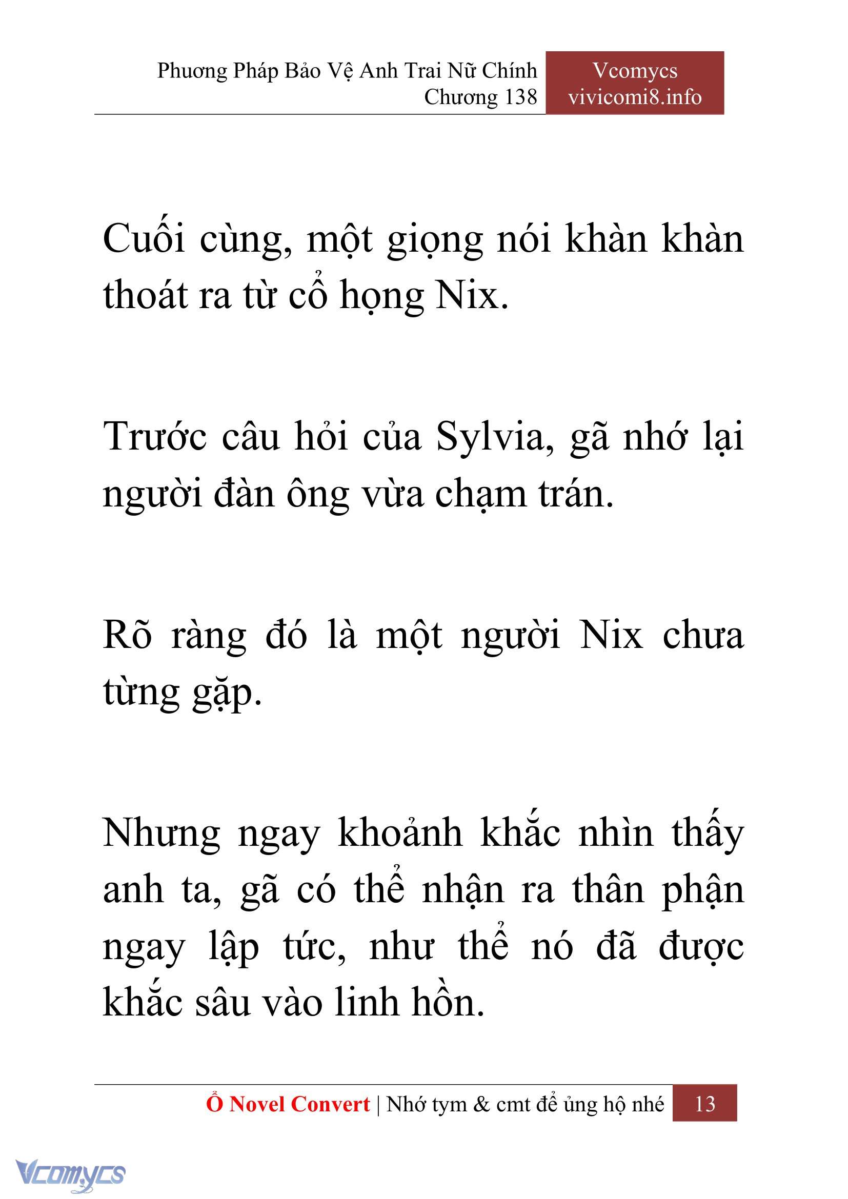 [Novel] Phương Pháp Bảo Vệ Anh Trai Nữ Chính Chap 138 - Next 