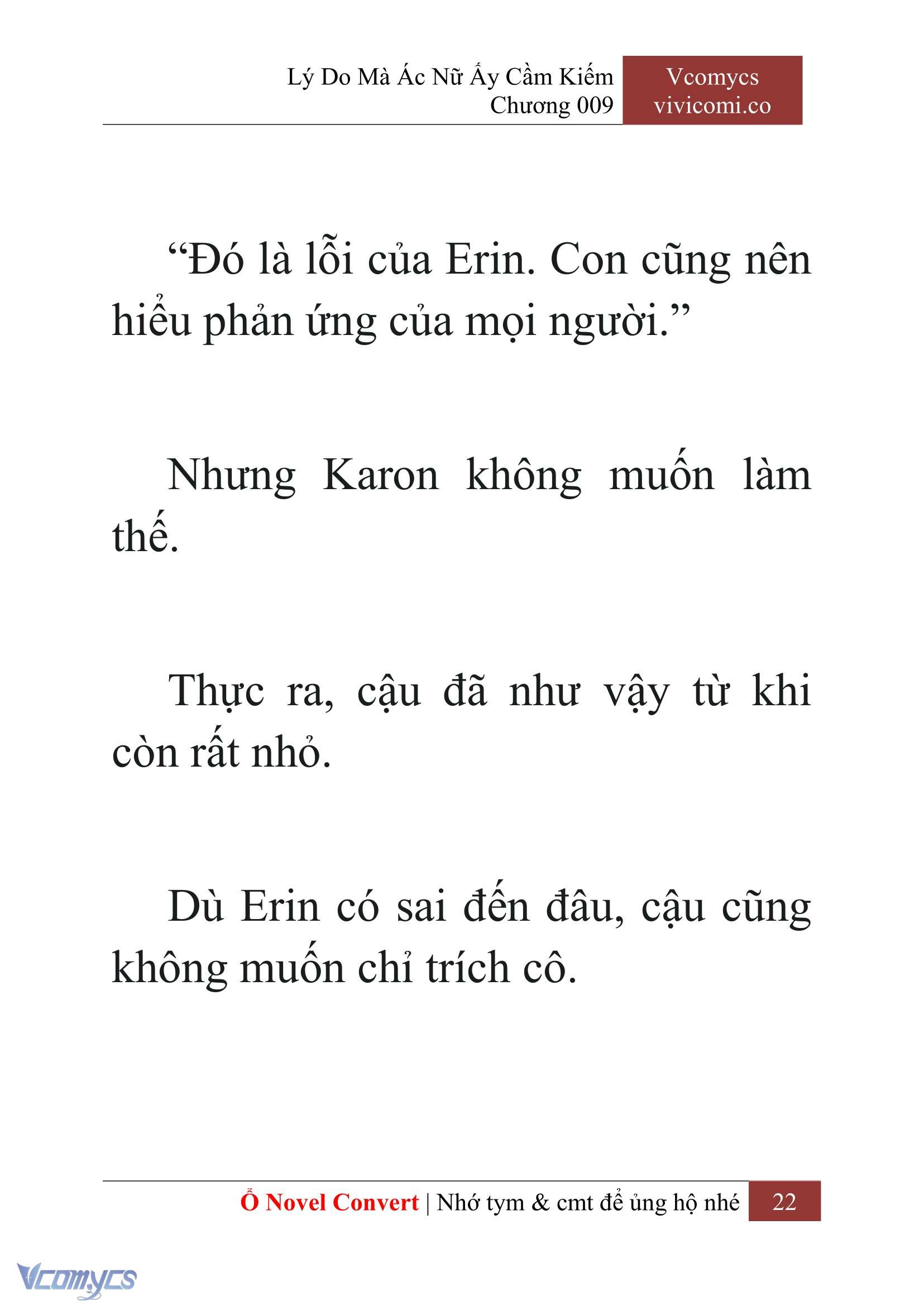[Novel] Lý Do Mà Ác Nữ Ấy Cầm Kiếm Chap 9 - Next Chap 10
