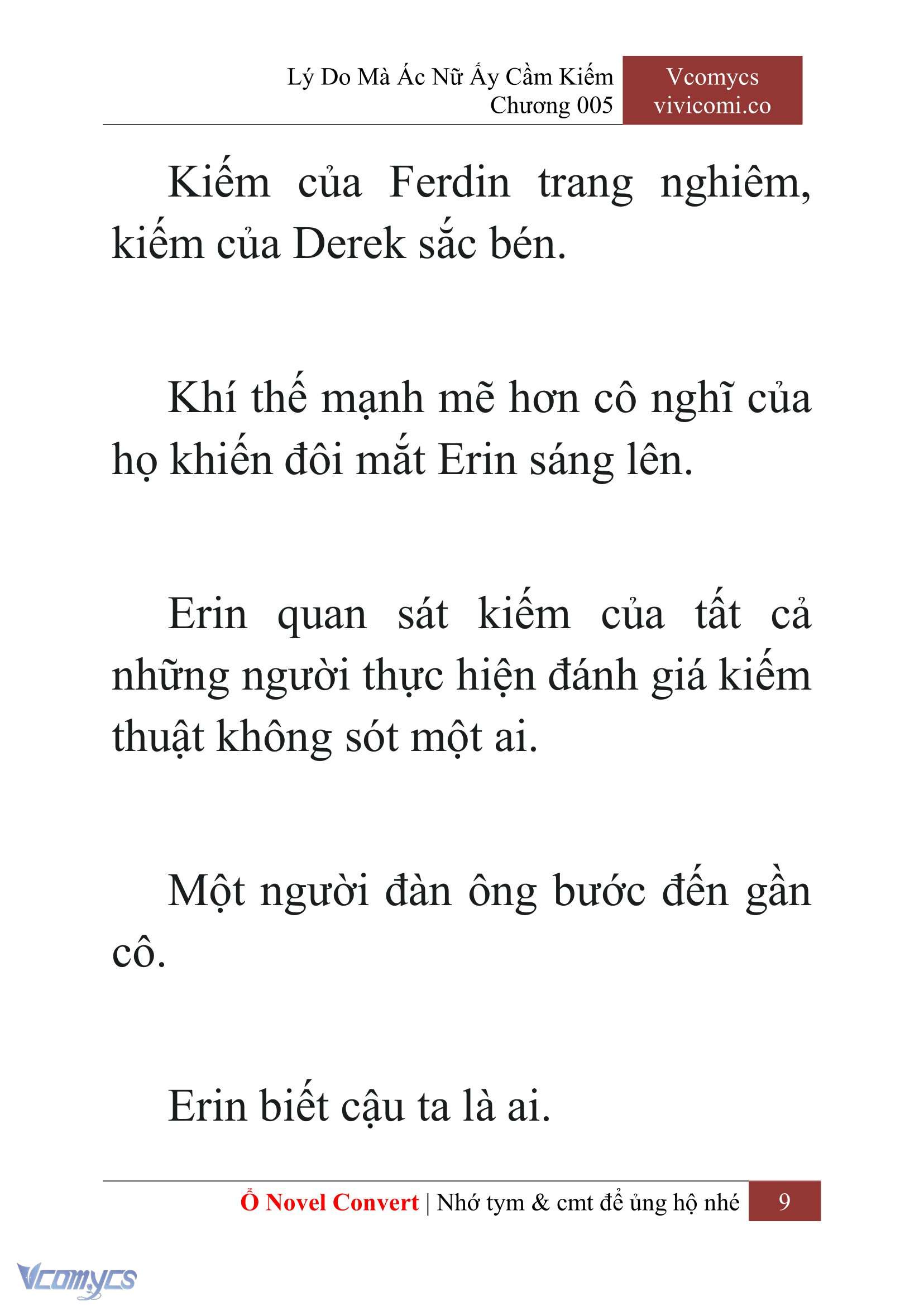 [Novel] Lý Do Mà Ác Nữ Ấy Cầm Kiếm Chap 5 - Trang 2