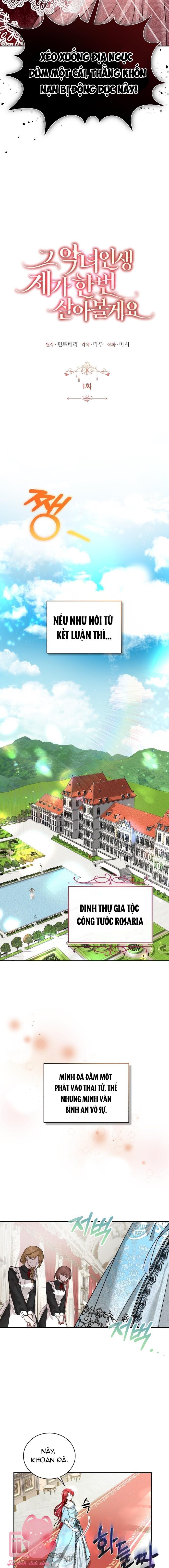 Ta Sẽ Sống Thử Cuộc Đời Của Ác Nữ Chap 1 - Trang 2