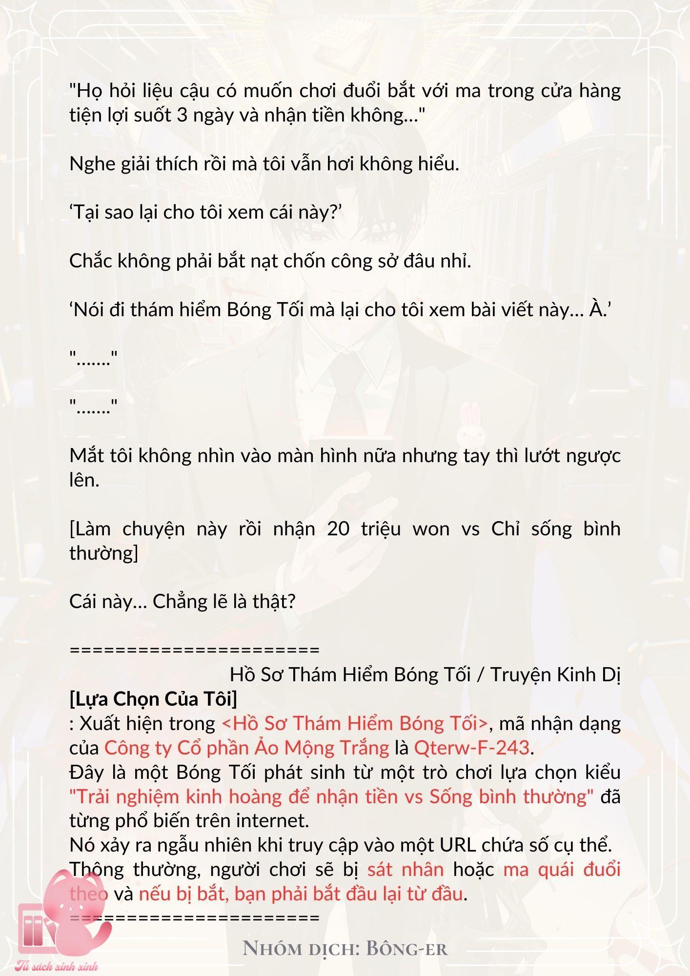 Dù Rơi Vào Truyện Kinh Dị Tôi Vẫn Phải Đi Làm Chap 7 - Next Chap 8
