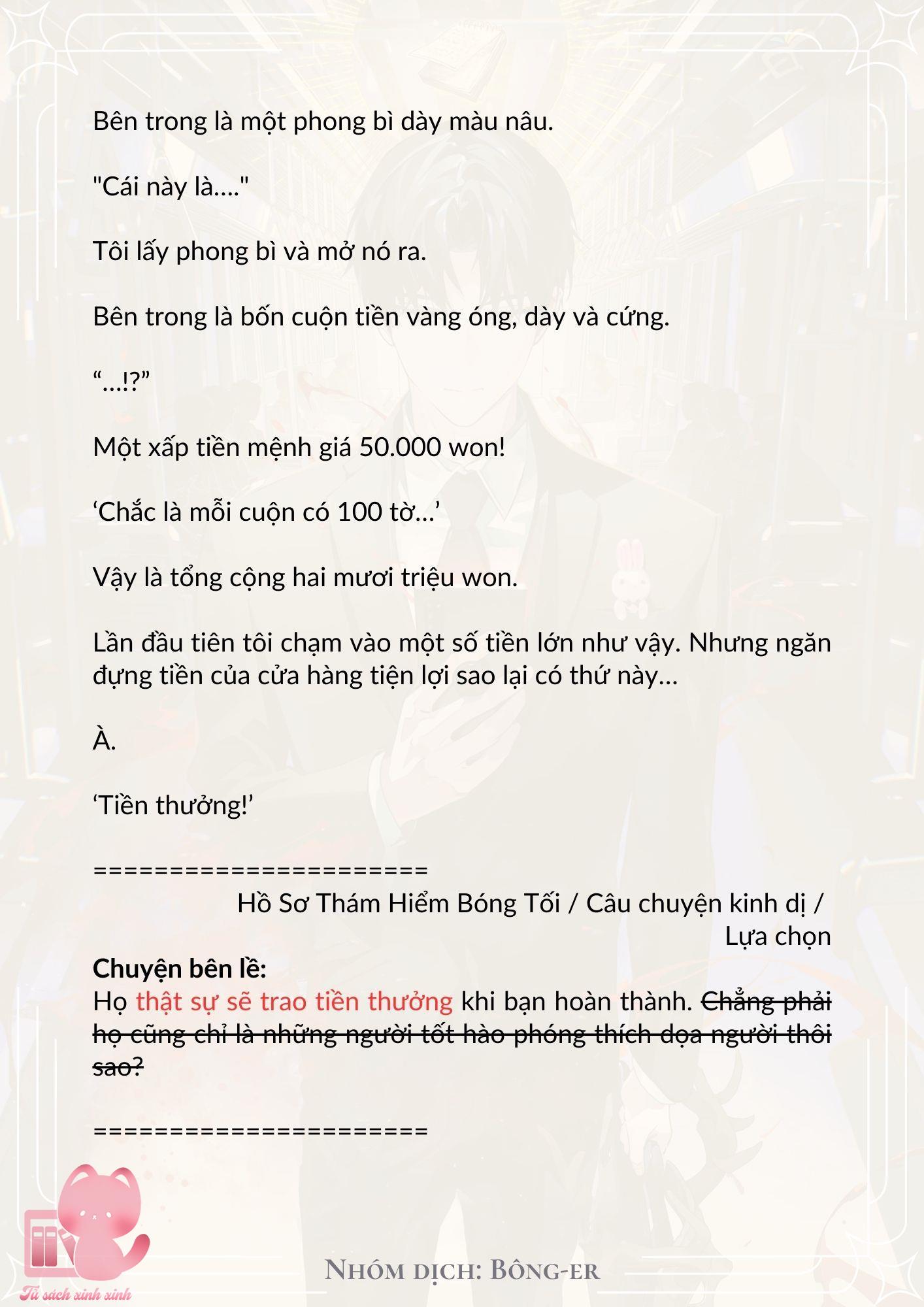 Dù Rơi Vào Truyện Kinh Dị Tôi Vẫn Phải Đi Làm Chap 8 - Next Chap 9
