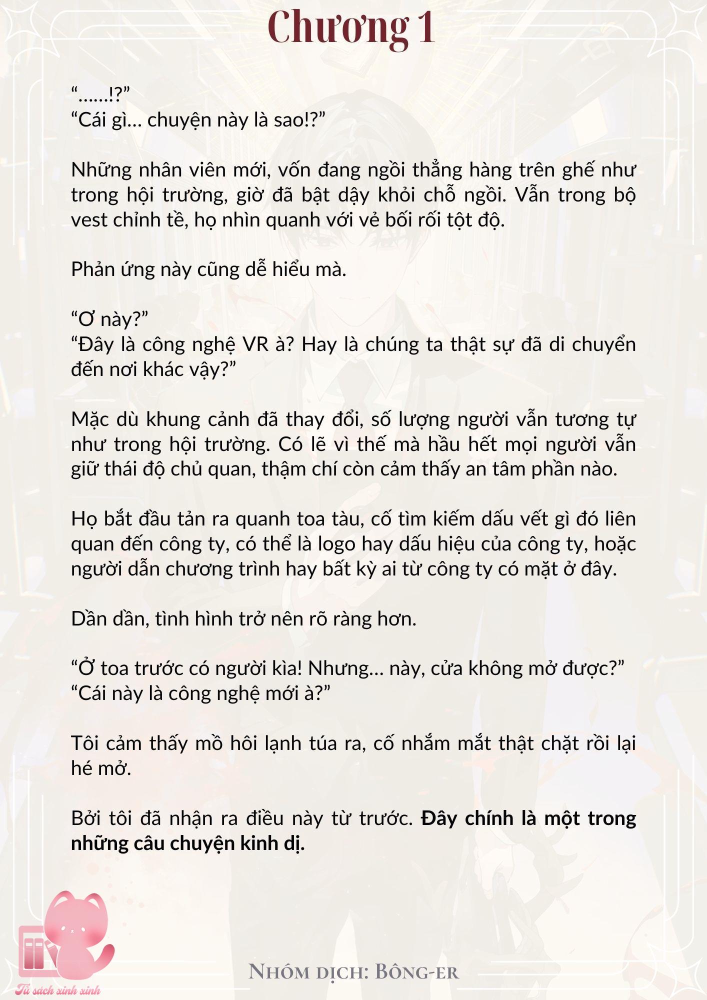 Dù Rơi Vào Truyện Kinh Dị Tôi Vẫn Phải Đi Làm Chap 1 - Trang 2