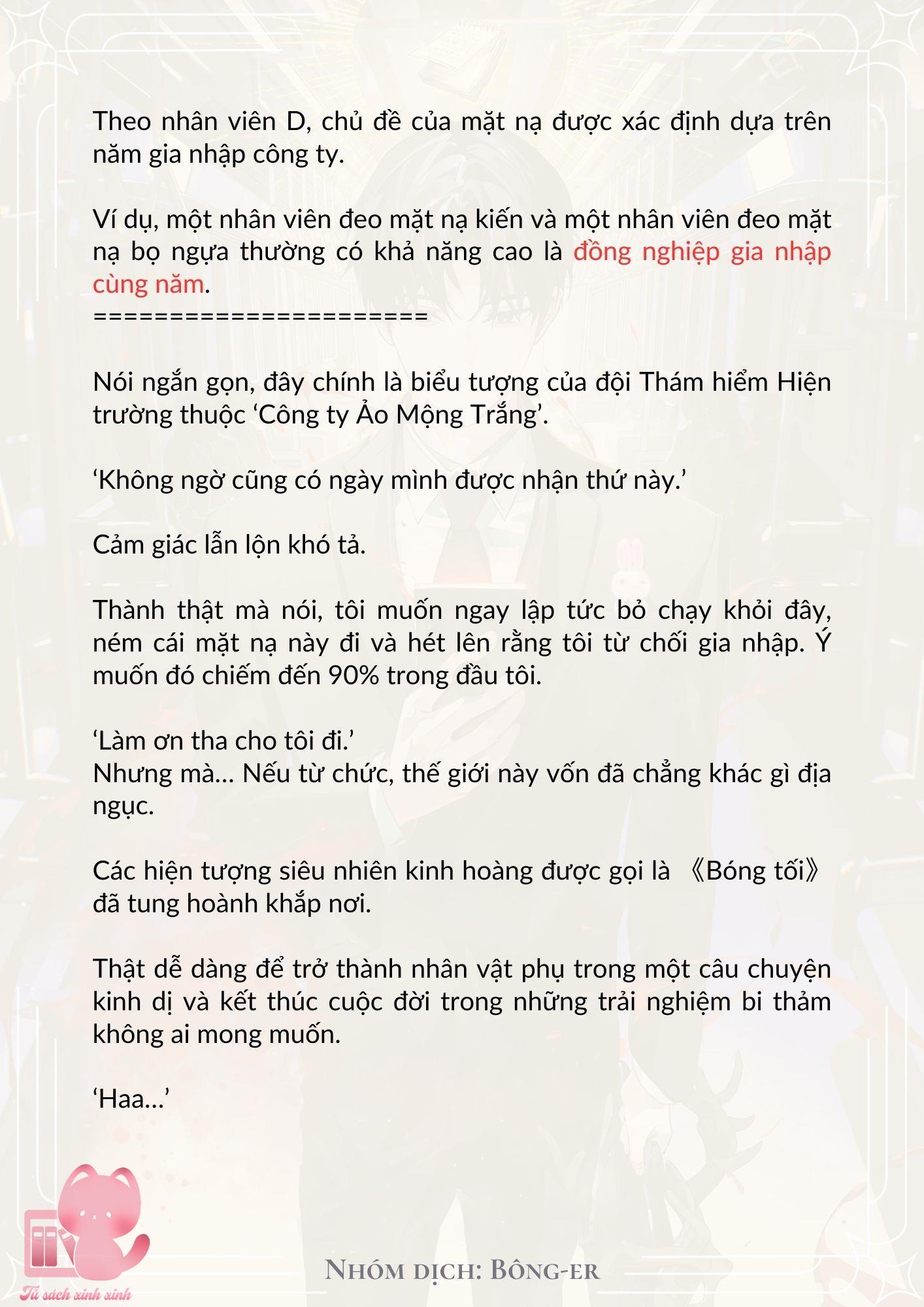 Dù Rơi Vào Truyện Kinh Dị Tôi Vẫn Phải Đi Làm Chap 5 - Trang 2