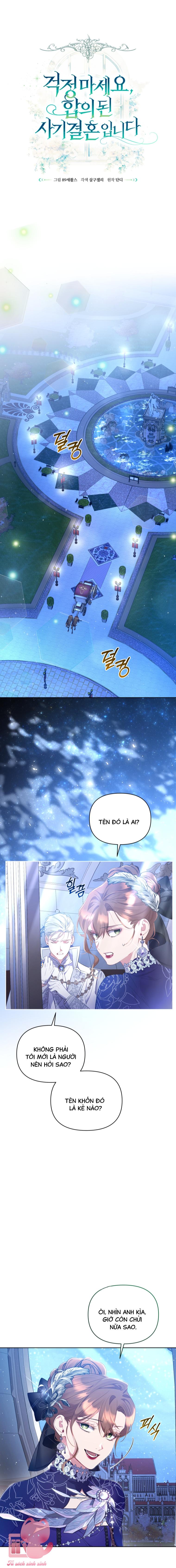 Đừng Lo, Đây Là Cuộc Hôn Nhân Lừa Đảo Có Thỏa Thuận Trước Chap 22 - Trang 2