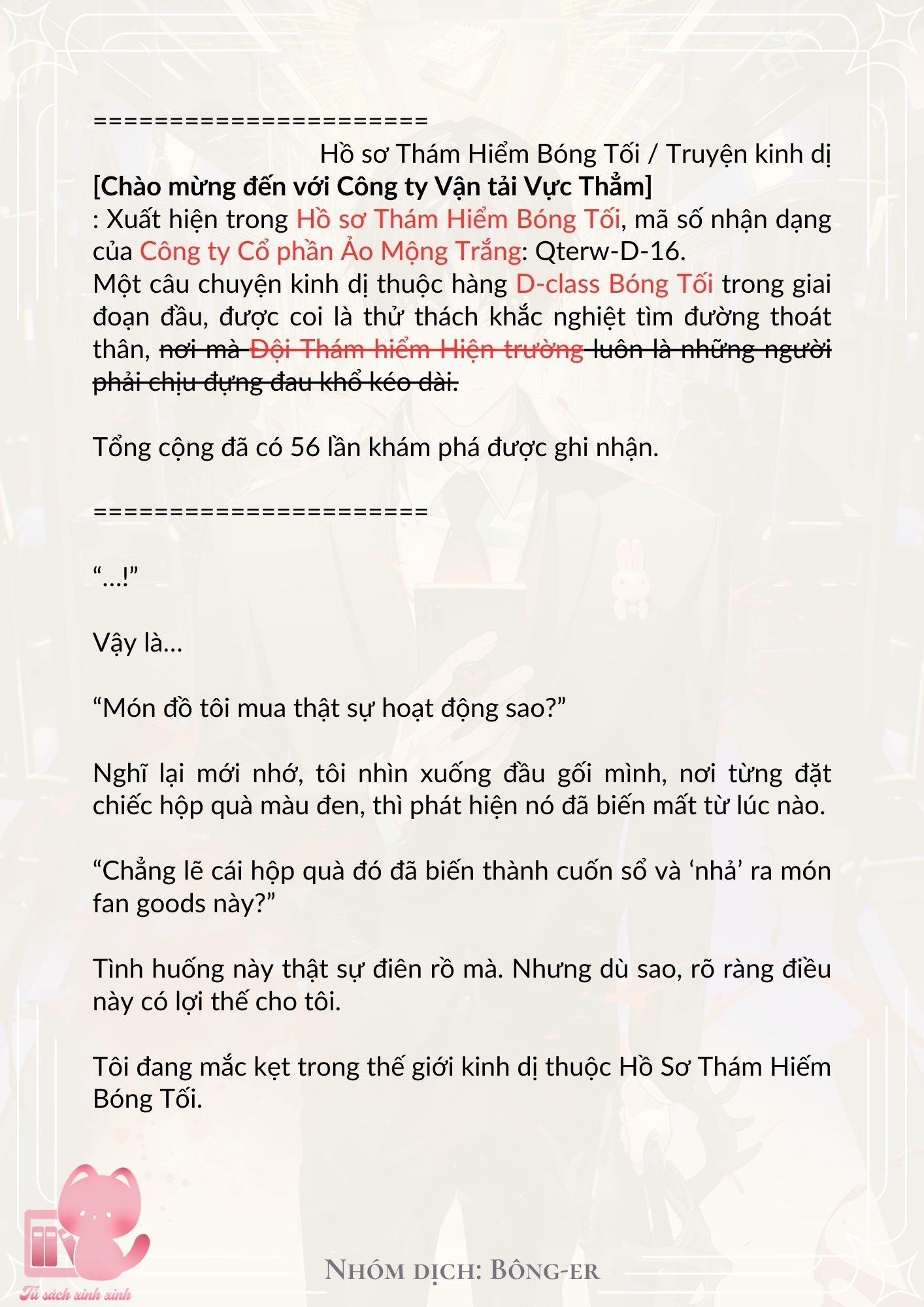 Dù Rơi Vào Truyện Kinh Dị Tôi Vẫn Phải Đi Làm Chap 2 - Trang 2