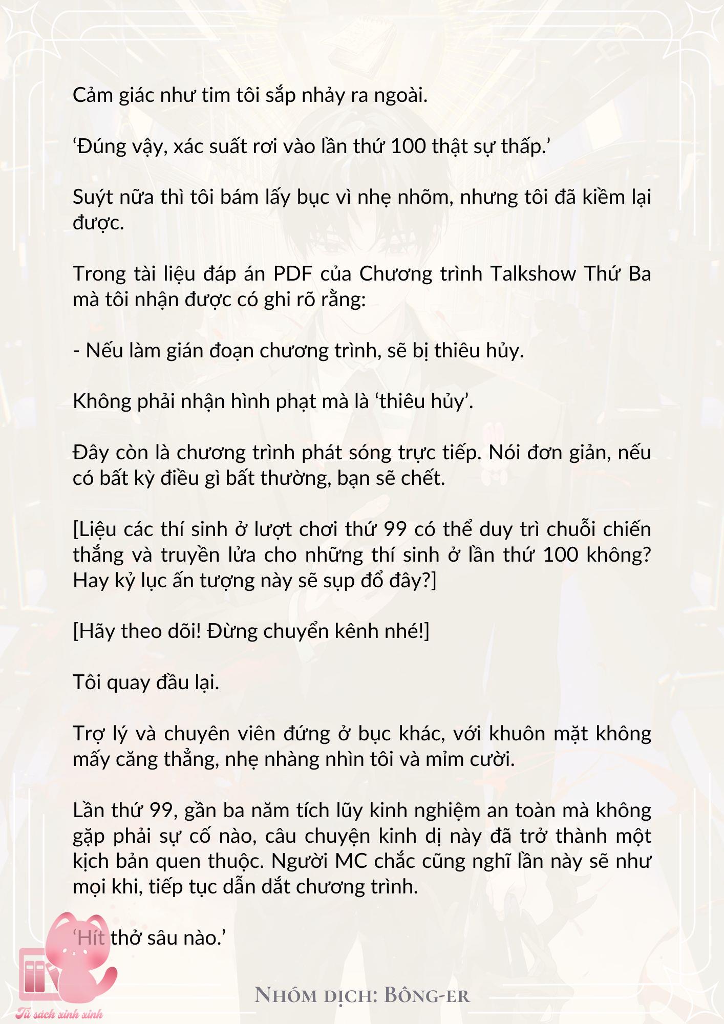 Dù Rơi Vào Truyện Kinh Dị Tôi Vẫn Phải Đi Làm Chap 11 - Trang 2