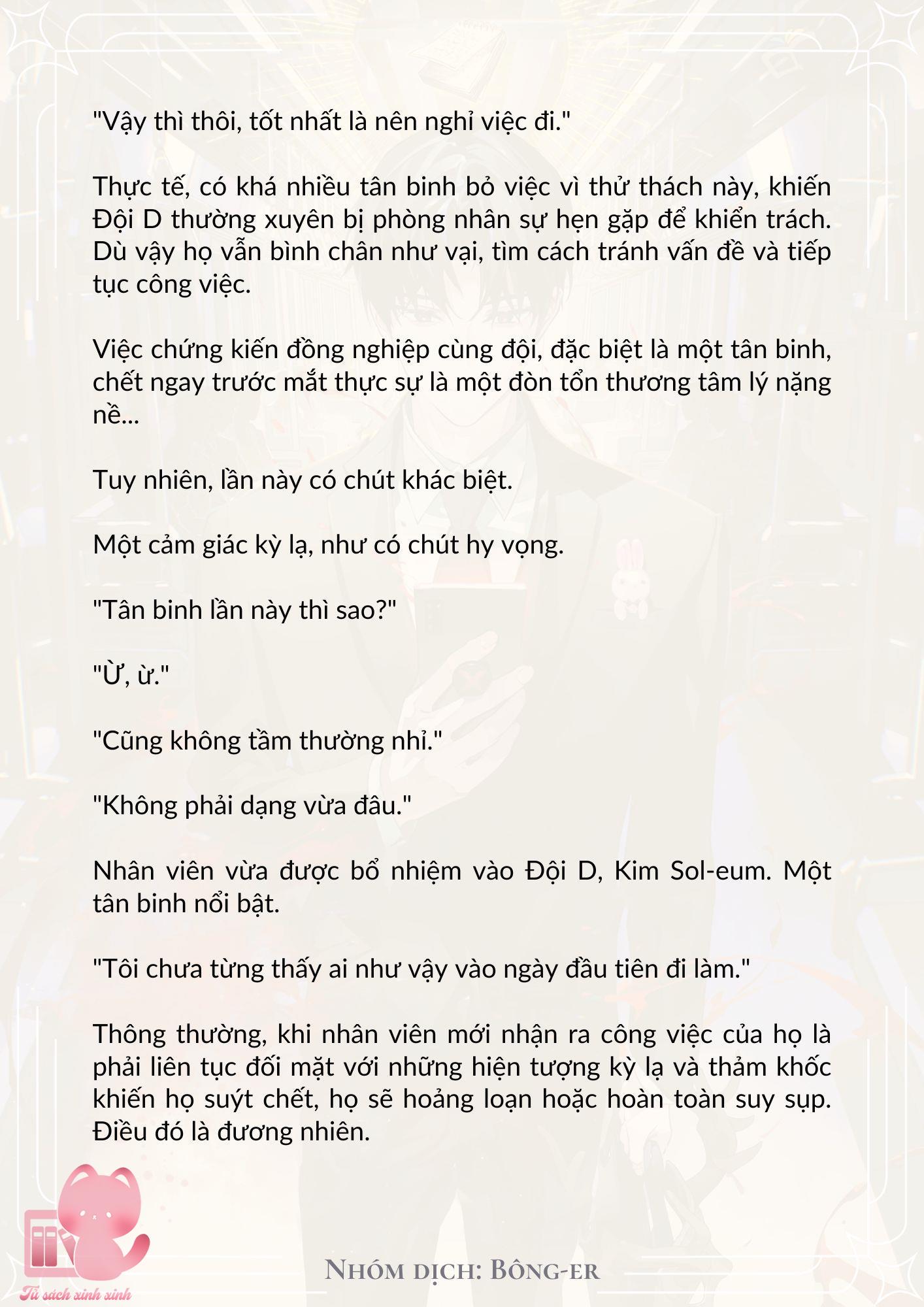 Dù Rơi Vào Truyện Kinh Dị Tôi Vẫn Phải Đi Làm Chap 8 - Trang 2
