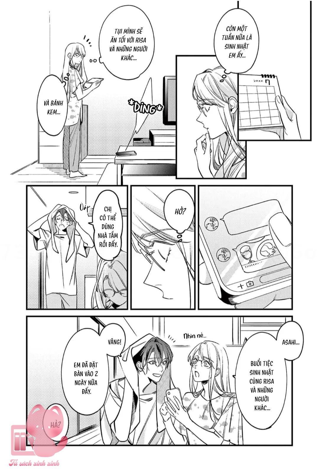 Sống Với Asahi-kun Khiến Tôi Bị Ngộp Thở Bởi Tình Yêu Chap 9 - Trang 2