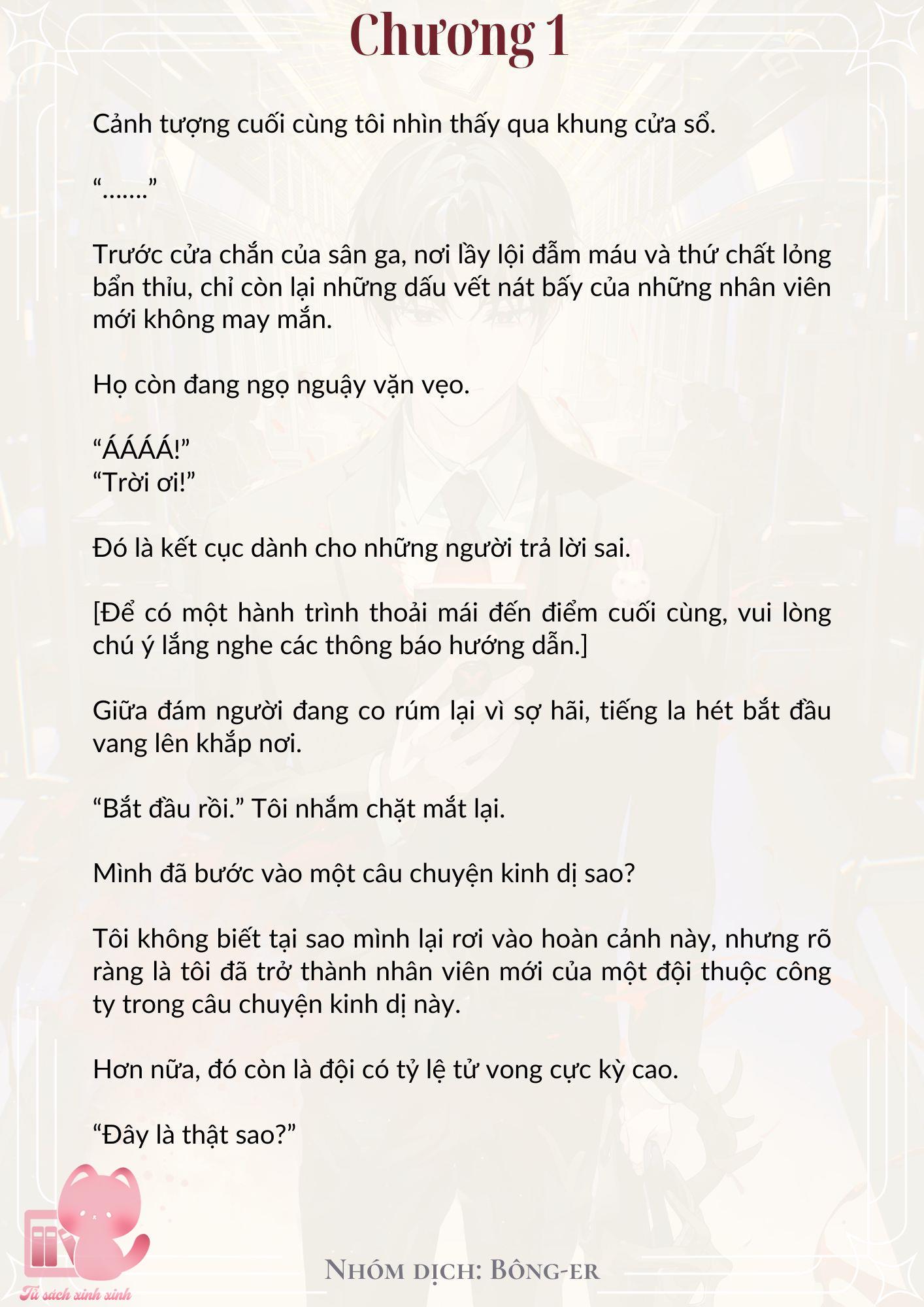 Dù Rơi Vào Truyện Kinh Dị Tôi Vẫn Phải Đi Làm Chap 1 - Trang 2