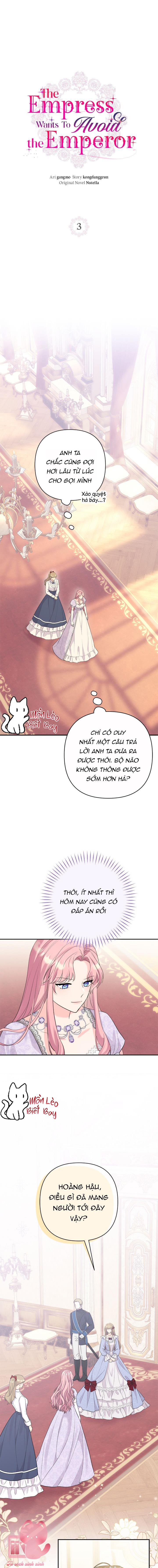 Tuy Là Hoàng Hậu, Nhưng Tôi Muốn Né Hoàng Đế Chapter 3 - Trang 4