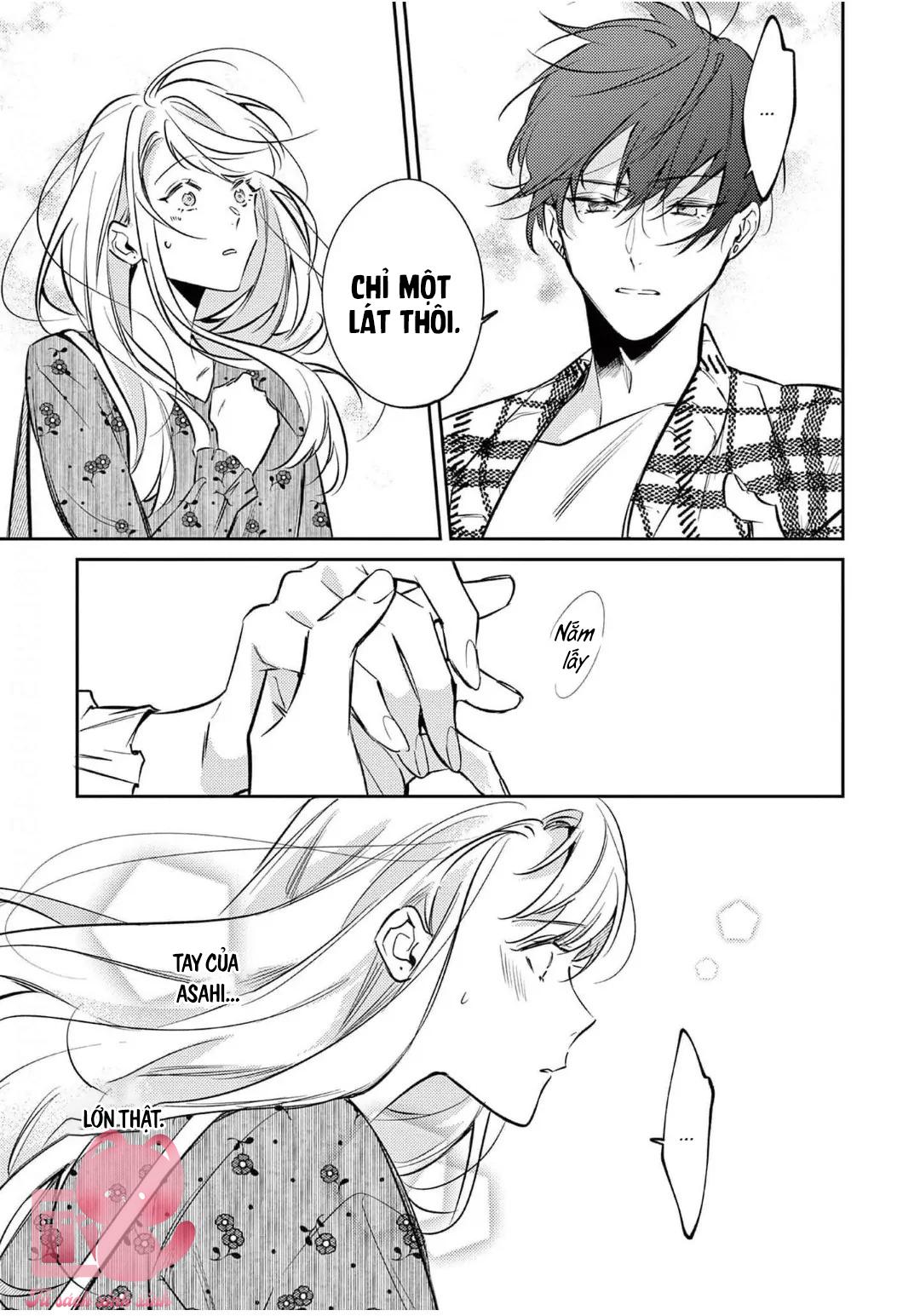 Sống Với Asahi-kun Khiến Tôi Bị Ngộp Thở Bởi Tình Yêu Chap 4 - Trang 2