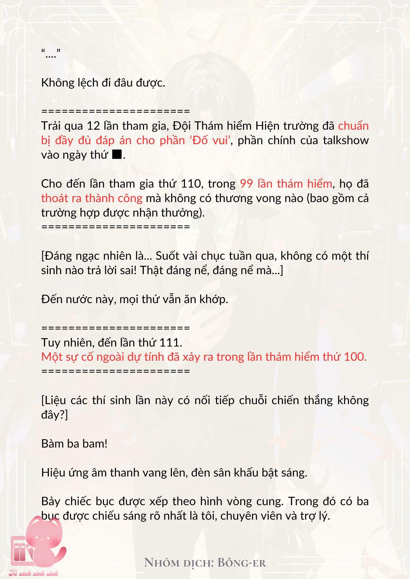 Dù Rơi Vào Truyện Kinh Dị Tôi Vẫn Phải Đi Làm Chap 11 - Trang 2