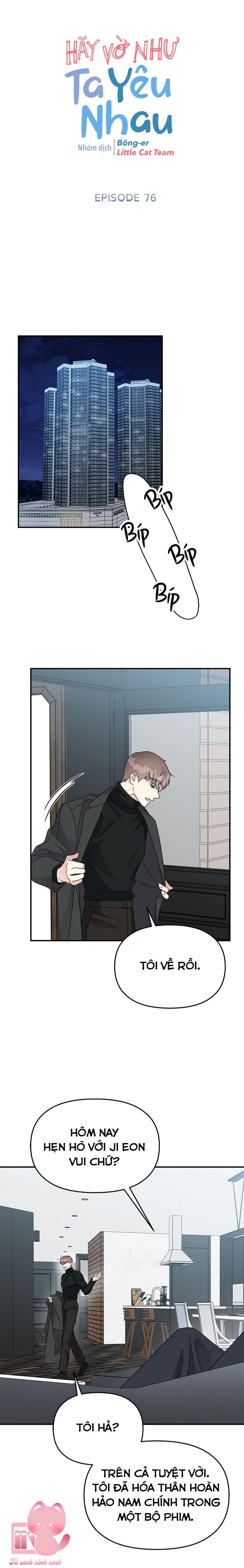 Hãy Vờ Như Ta Yêu Nhau Chap 76 - Trang 2