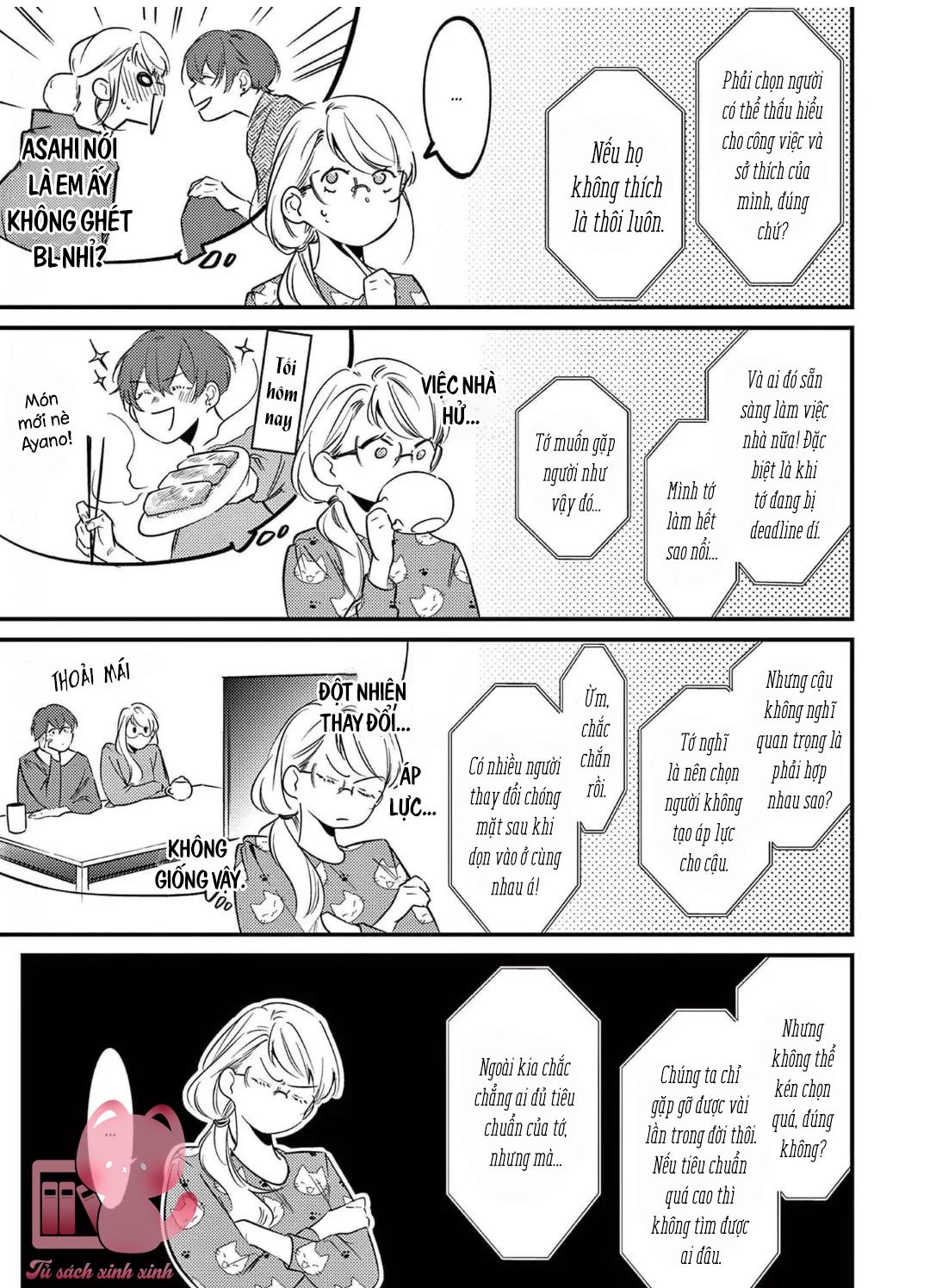 Sống Với Asahi-kun Khiến Tôi Bị Ngộp Thở Bởi Tình Yêu Chap 6 - Trang 2