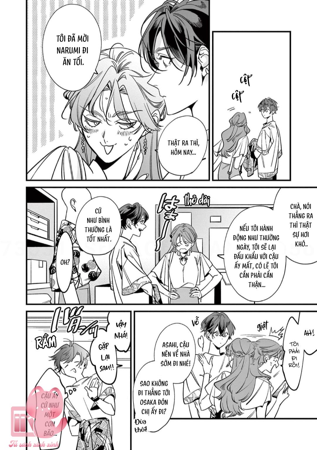 Sống Với Asahi-kun Khiến Tôi Bị Ngộp Thở Bởi Tình Yêu Chap 10 - Trang 2