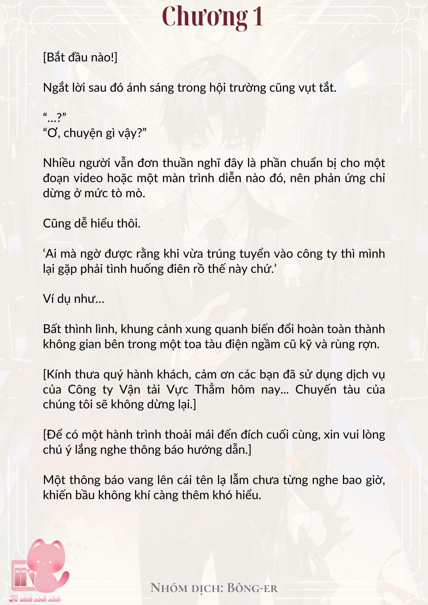 Dù Rơi Vào Truyện Kinh Dị Tôi Vẫn Phải Đi Làm Chap 1 - Trang 2