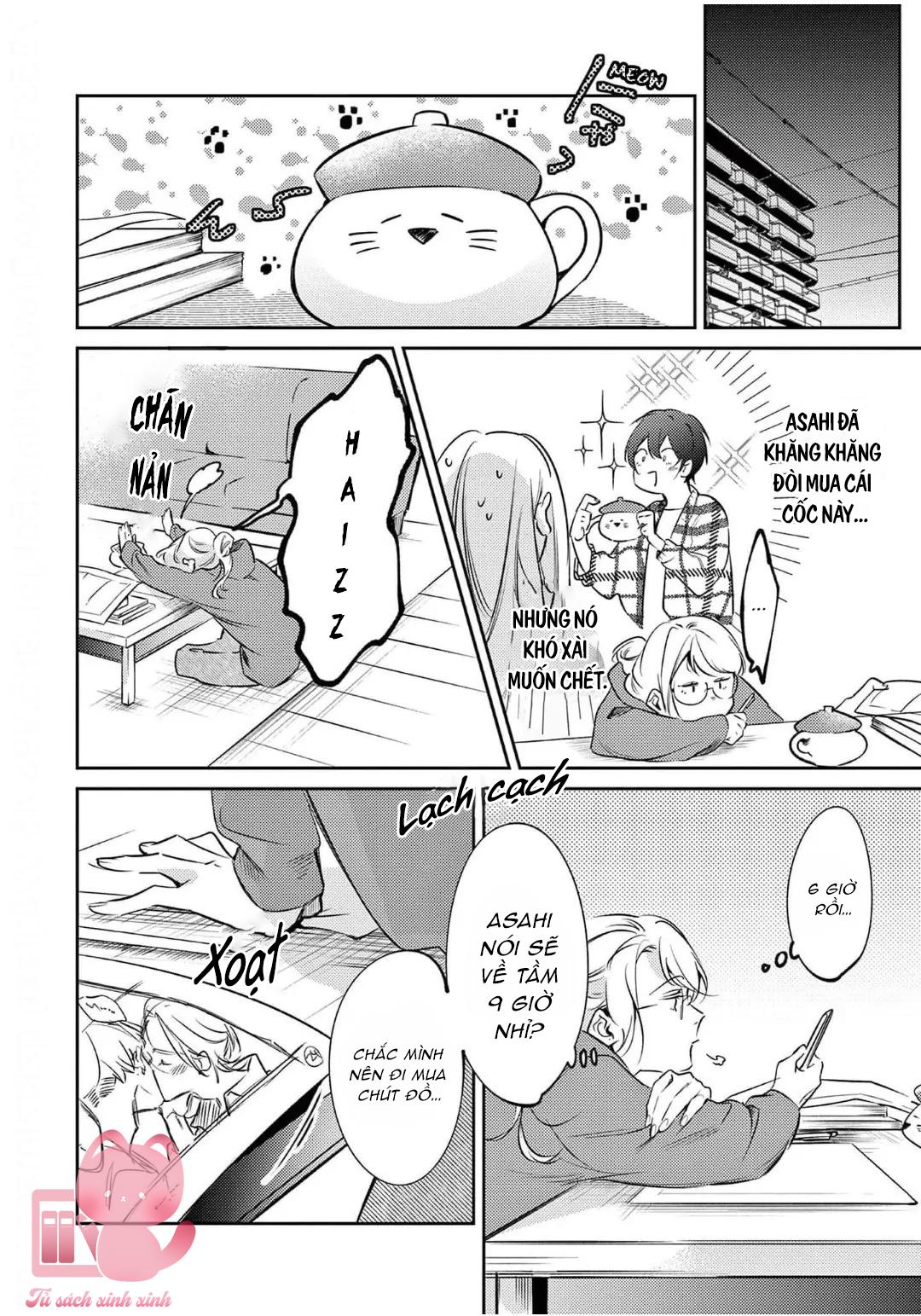 Sống Với Asahi-kun Khiến Tôi Bị Ngộp Thở Bởi Tình Yêu Chap 4 - Trang 2