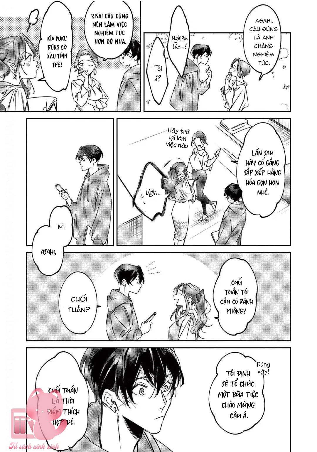 Sống Với Asahi-kun Khiến Tôi Bị Ngộp Thở Bởi Tình Yêu Chap 3 - Trang 2